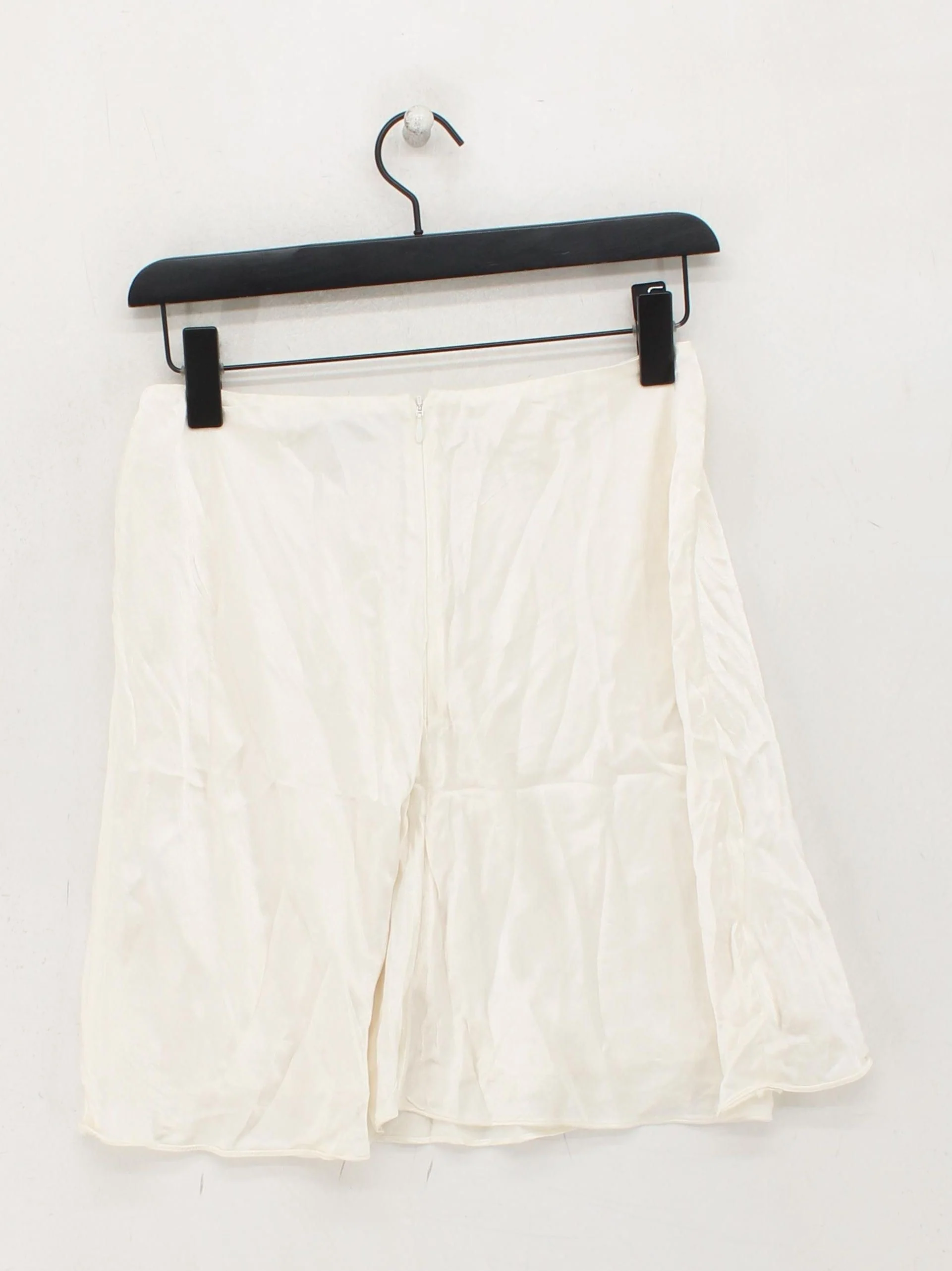 & Other Stories Women's Mini Skirt UK 12 Cream Viscose with Polyester Short Mini - Image 2
