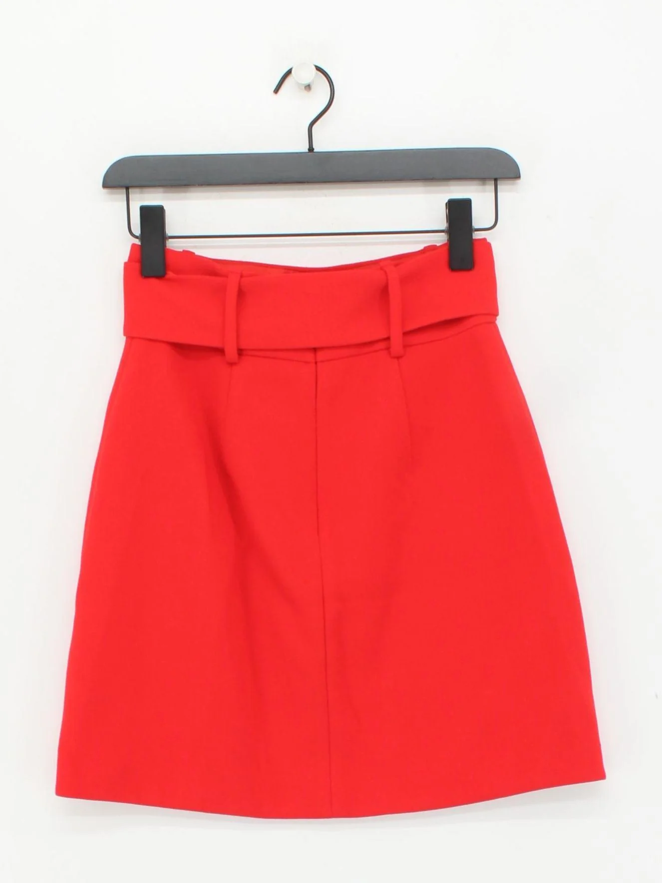 & Other Stories Women's Mini Skirt UK 6 Red Polyester - Image 2