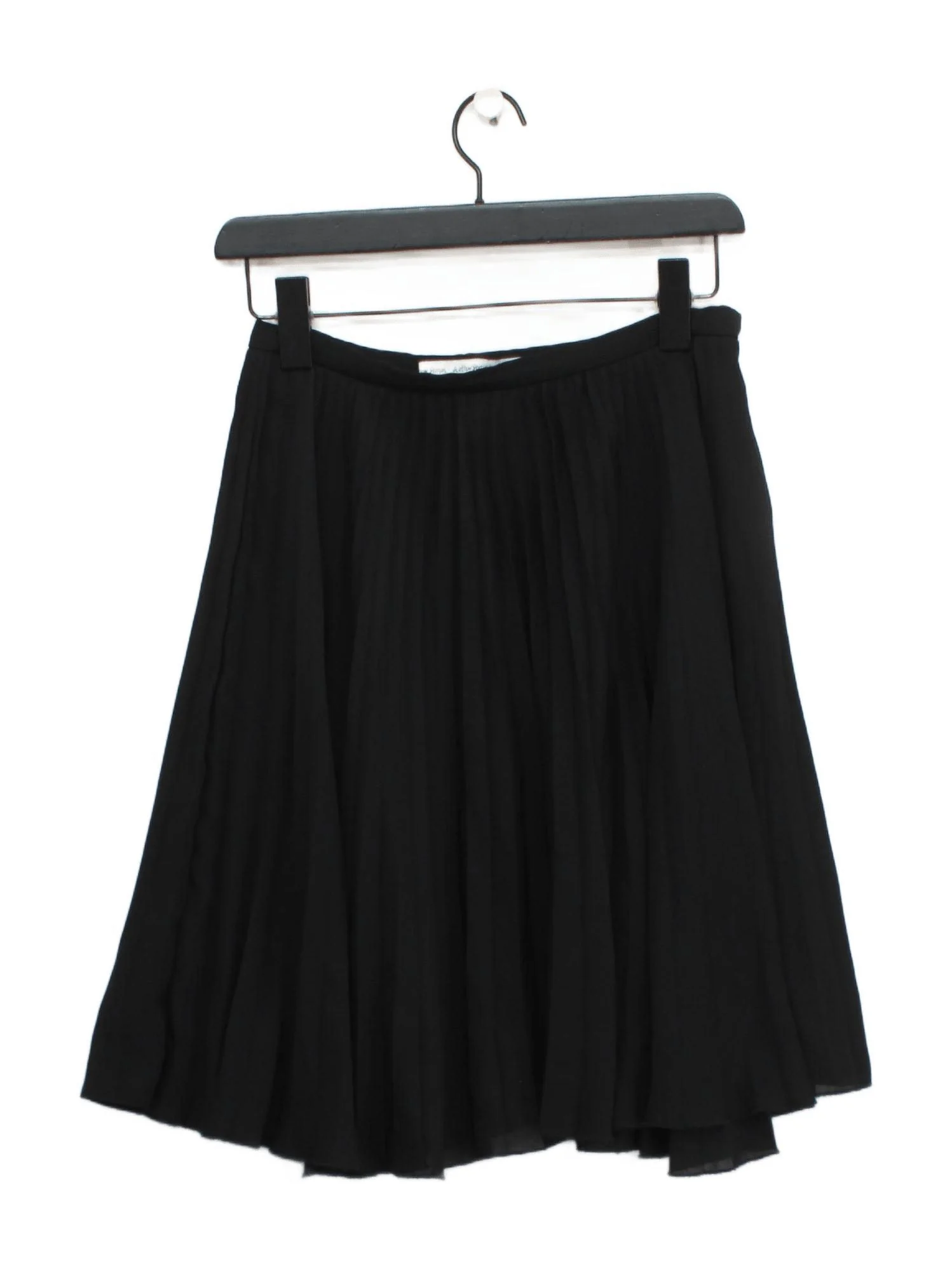 & Other Stories Women's Mini Skirt UK 8 Black 100% Polyester Short Mini