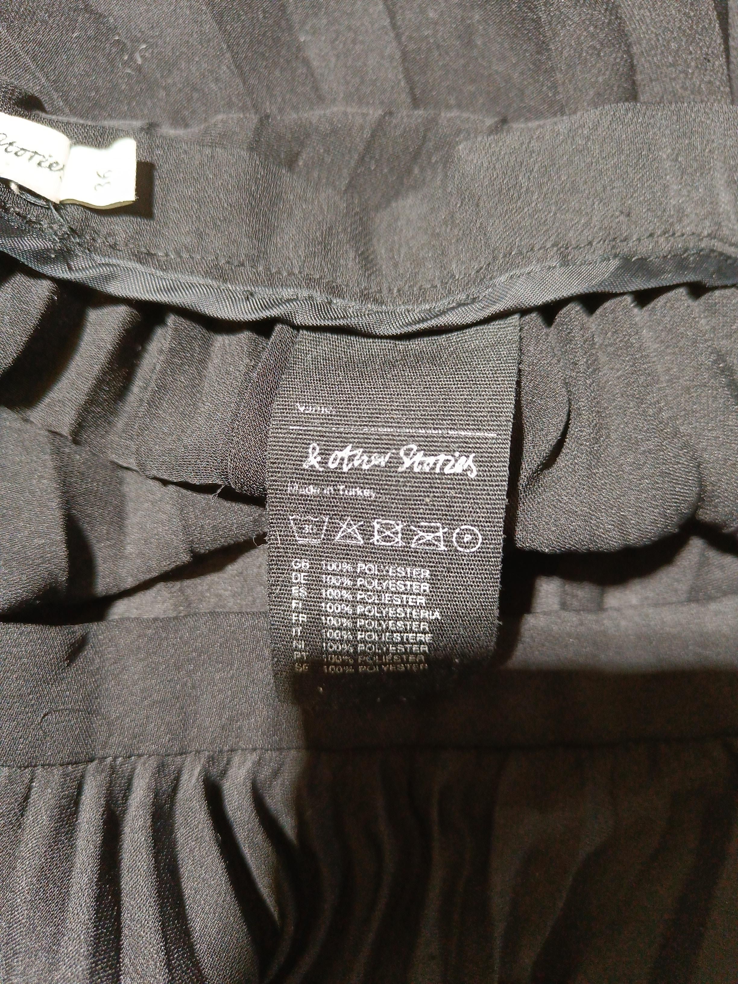 & Other Stories Women's Mini Skirt UK 8 Black 100% Polyester Short Mini - Image 6