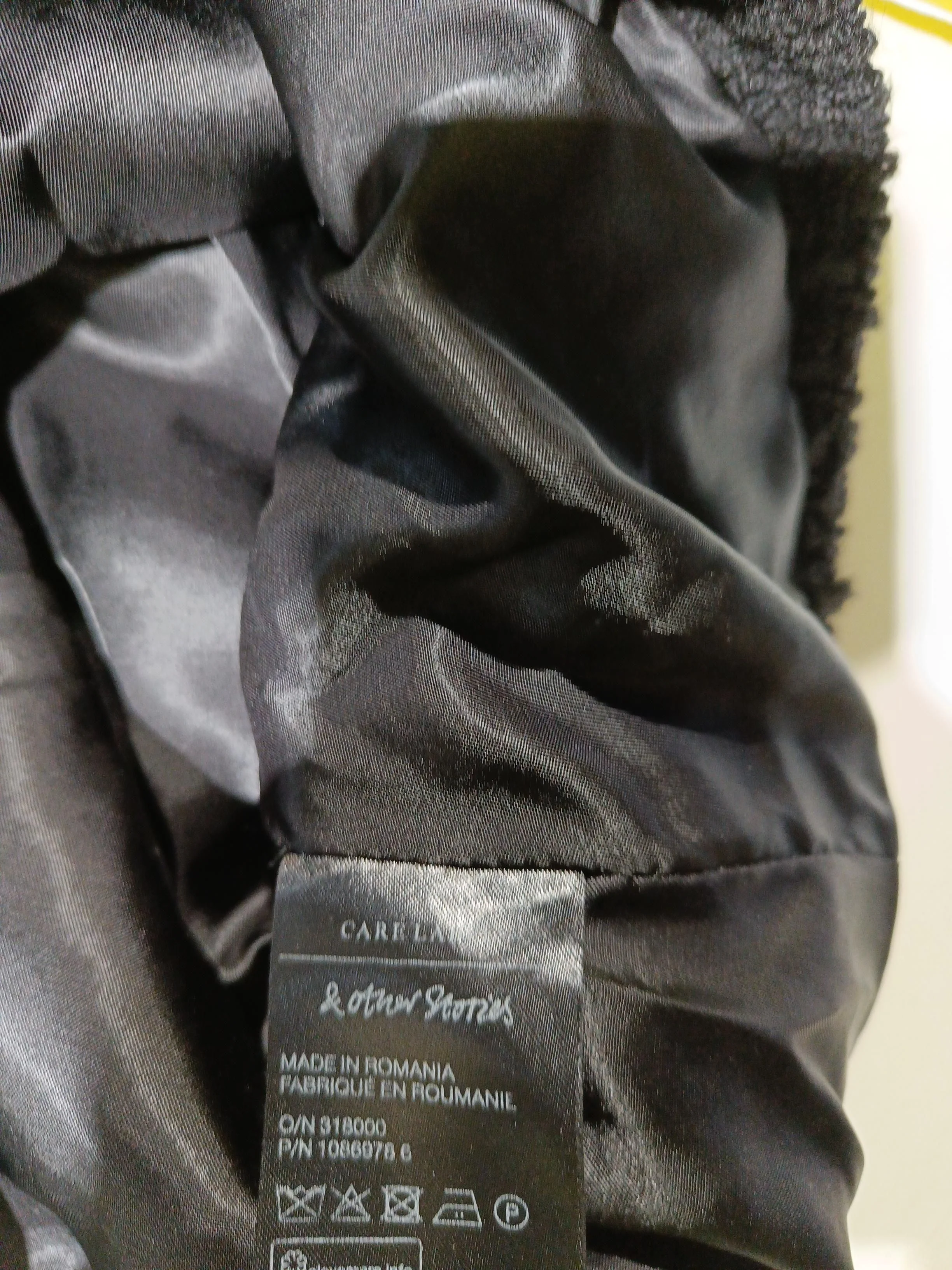 & Other Stories Women's Mini Skirt UK 8 Black Wool - Image 5