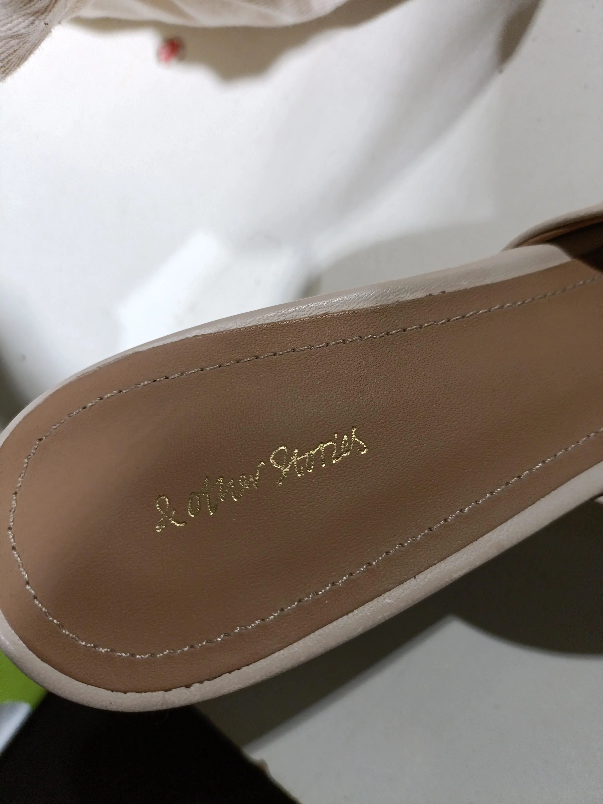 & Other Stories Women's Sandals UK 5 Cream 100% Leather Slider - Image 8