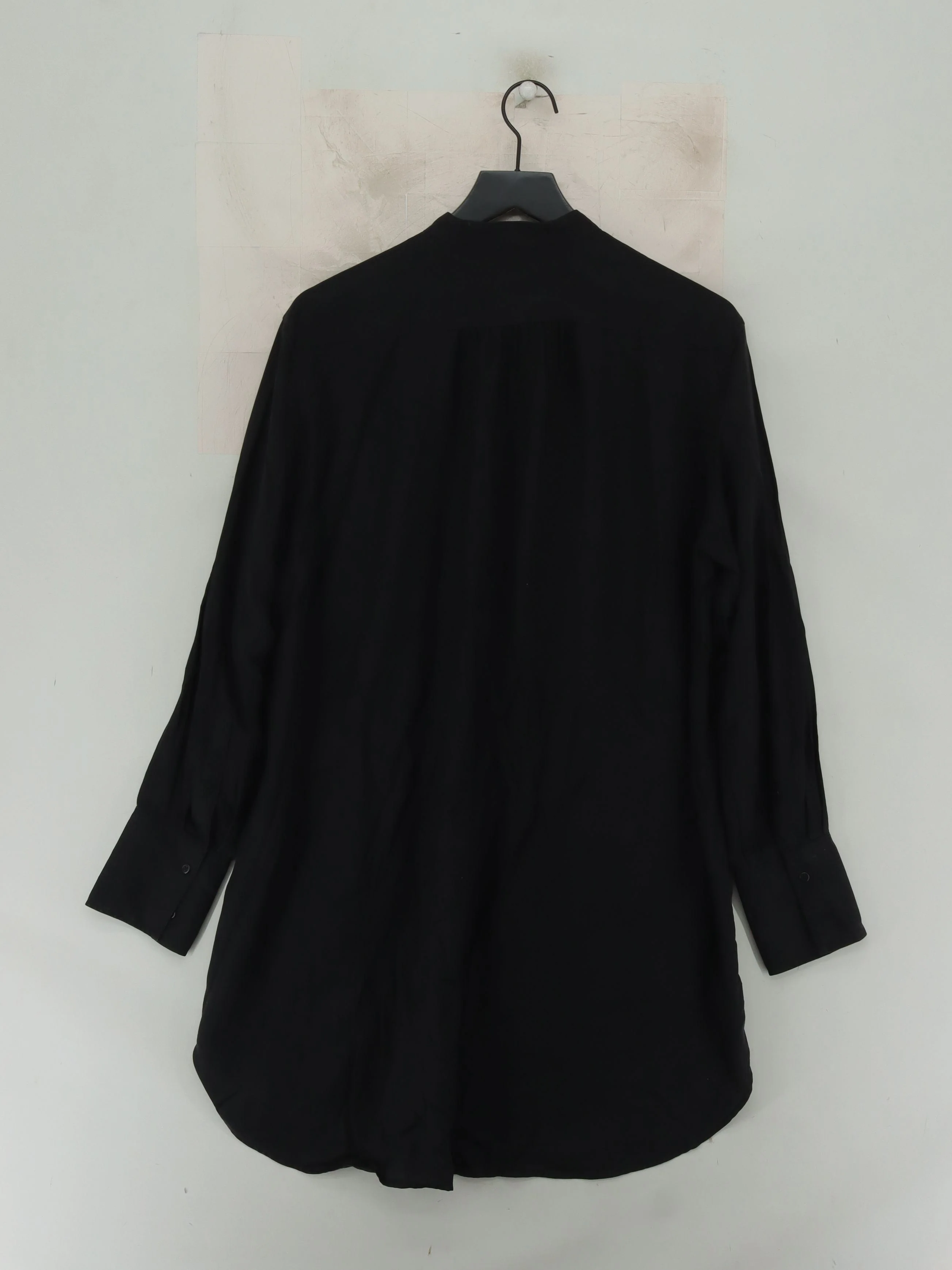 & Other Stories Women's Shirt UK 10 Black 100% Other Long Sleeve Collared Basic - Image 2