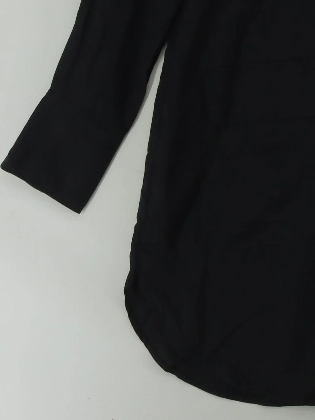 & Other Stories Women's Shirt UK 10 Black 100% Other Long Sleeve Collared Basic - Image 4