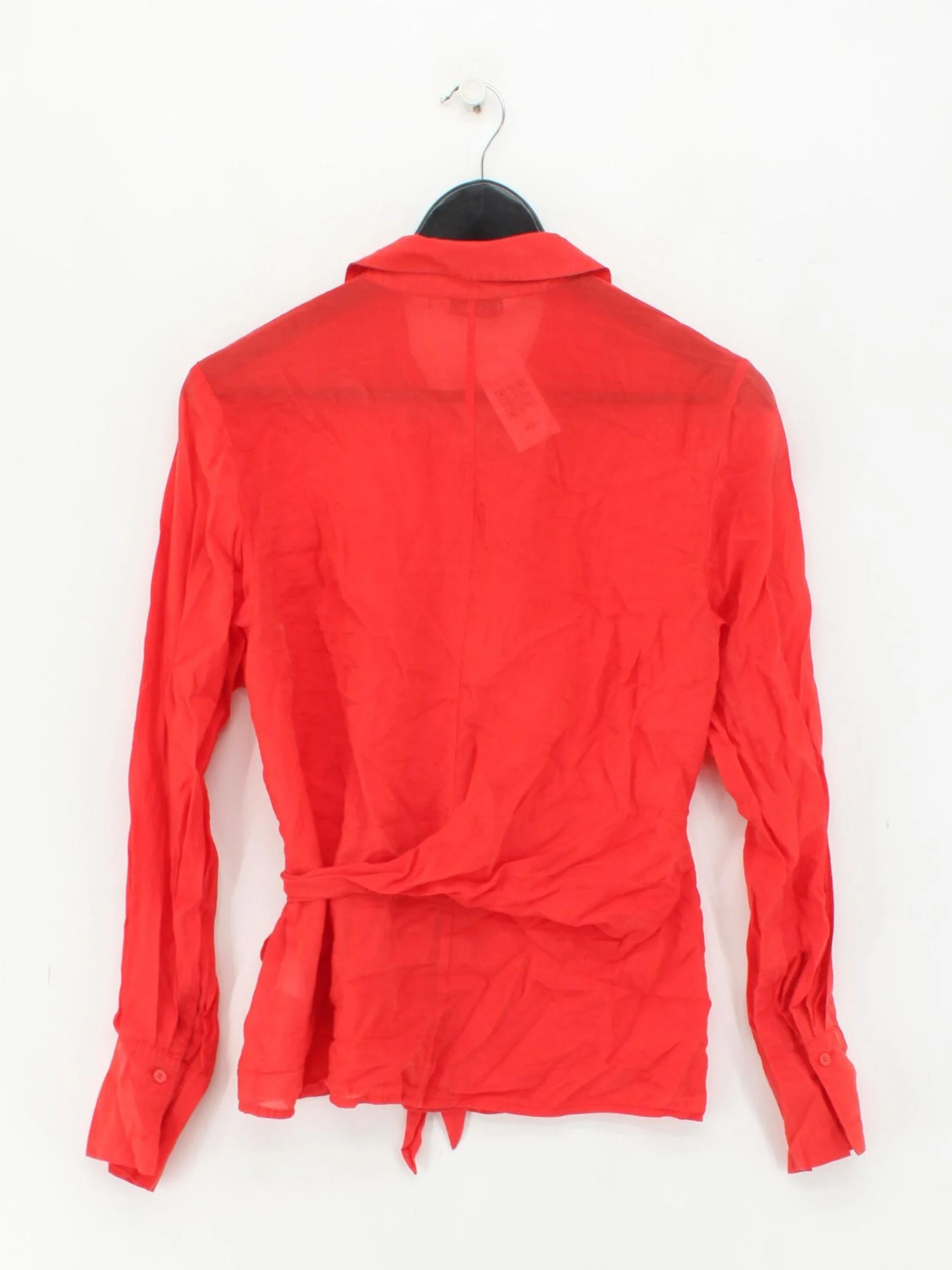 & Other Stories Women's Shirt UK 10 Red Lyocell Modal with Polyamide Basic - Image 2