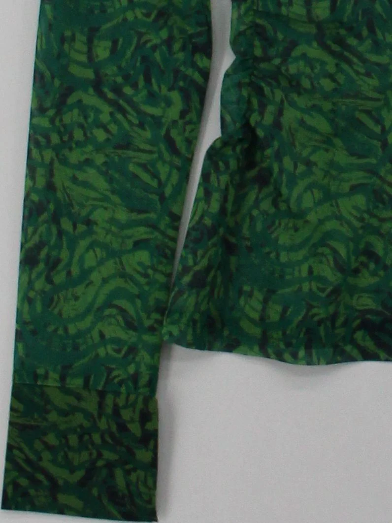 & Other Stories Women's Shirt XS Green Polyester with Elastane Basic - Image 4