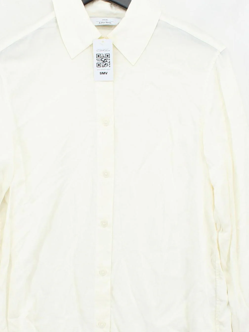 & Other Stories Women's Shirt XS White 100% Lyocell Modal Basic - Image 3