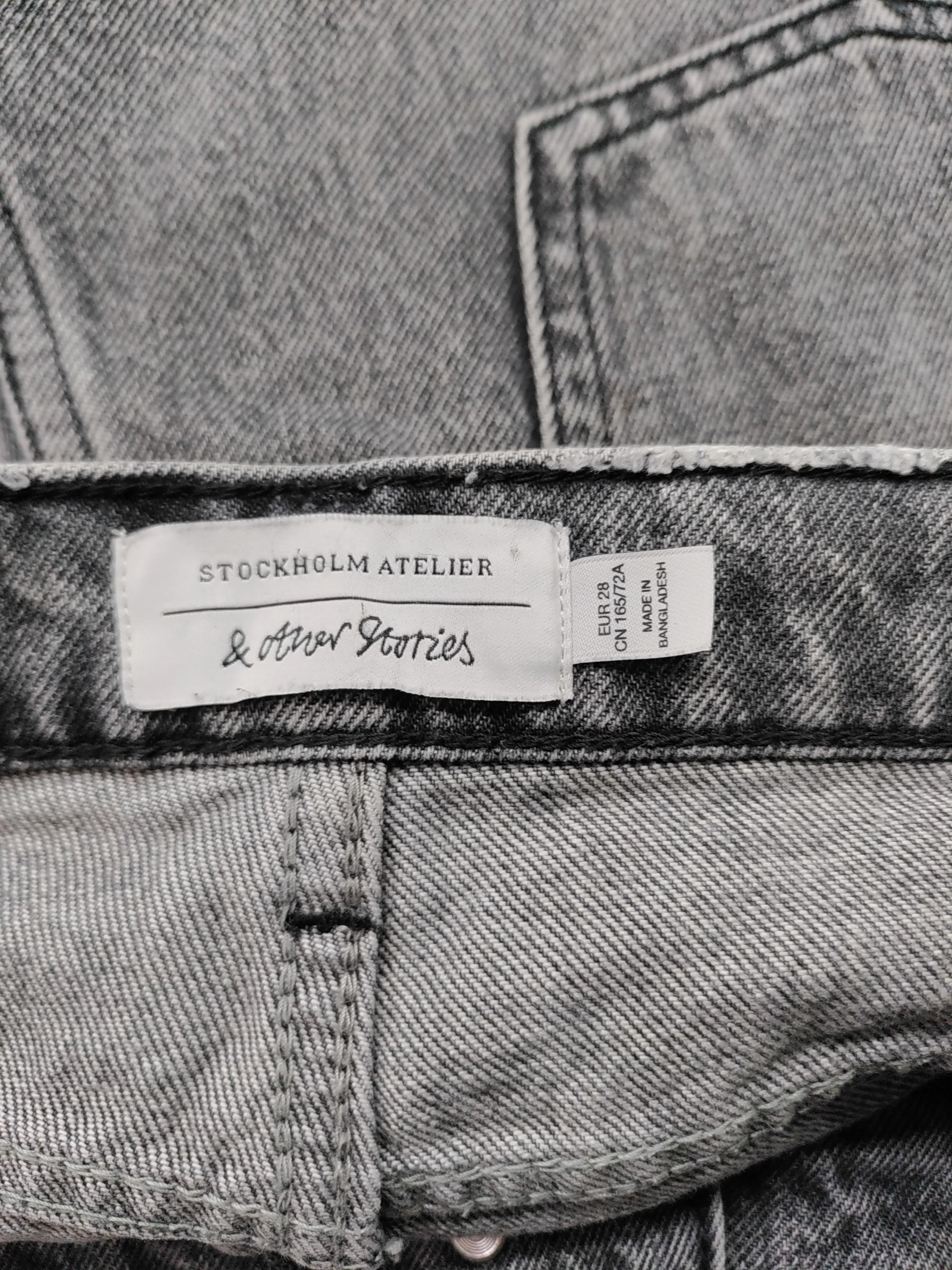 & Other Stories Women's Shorts S Grey 100% Cotton Cut-Off - Image 5