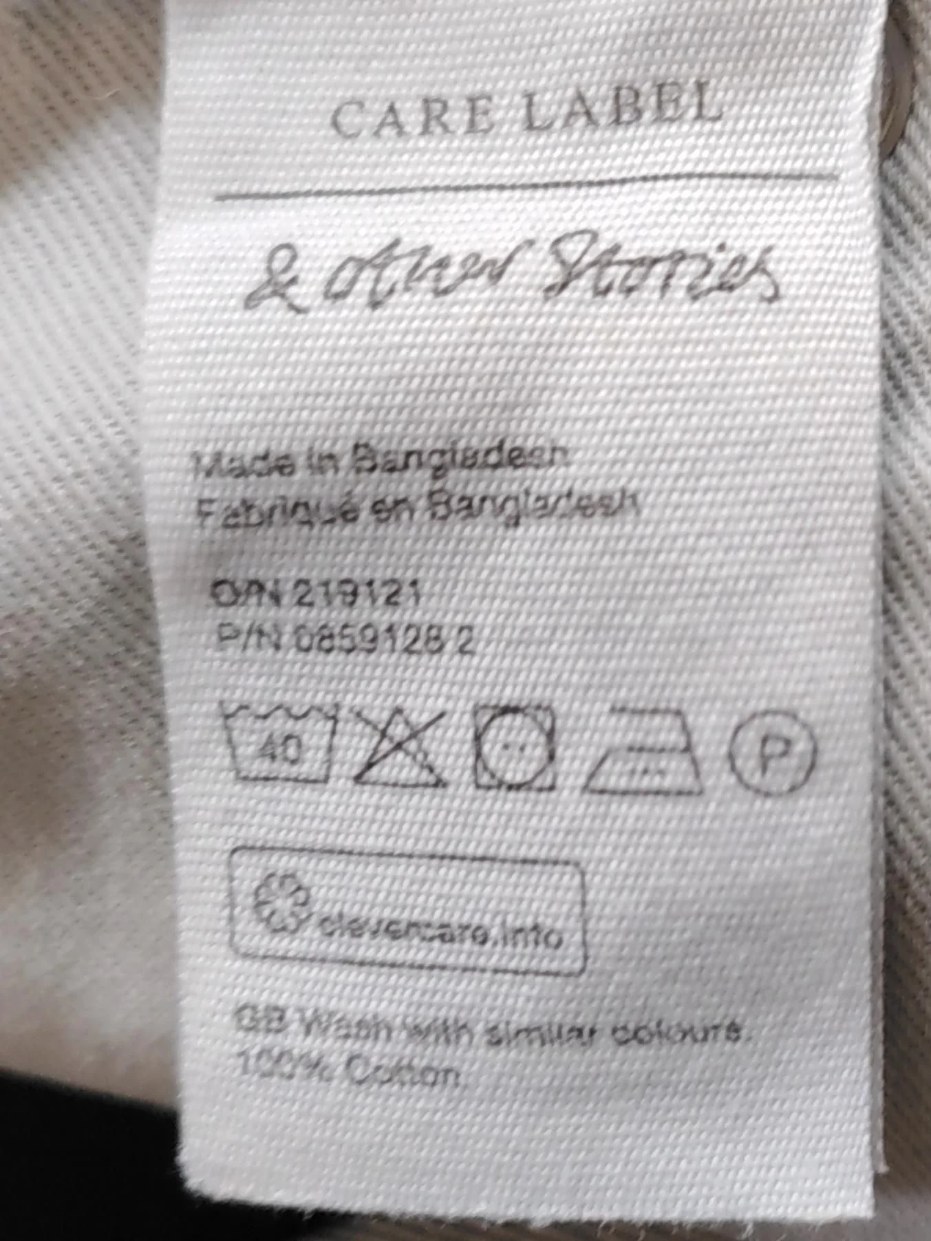 & Other Stories Women's Shorts S Grey 100% Cotton Cut-Off - Image 6