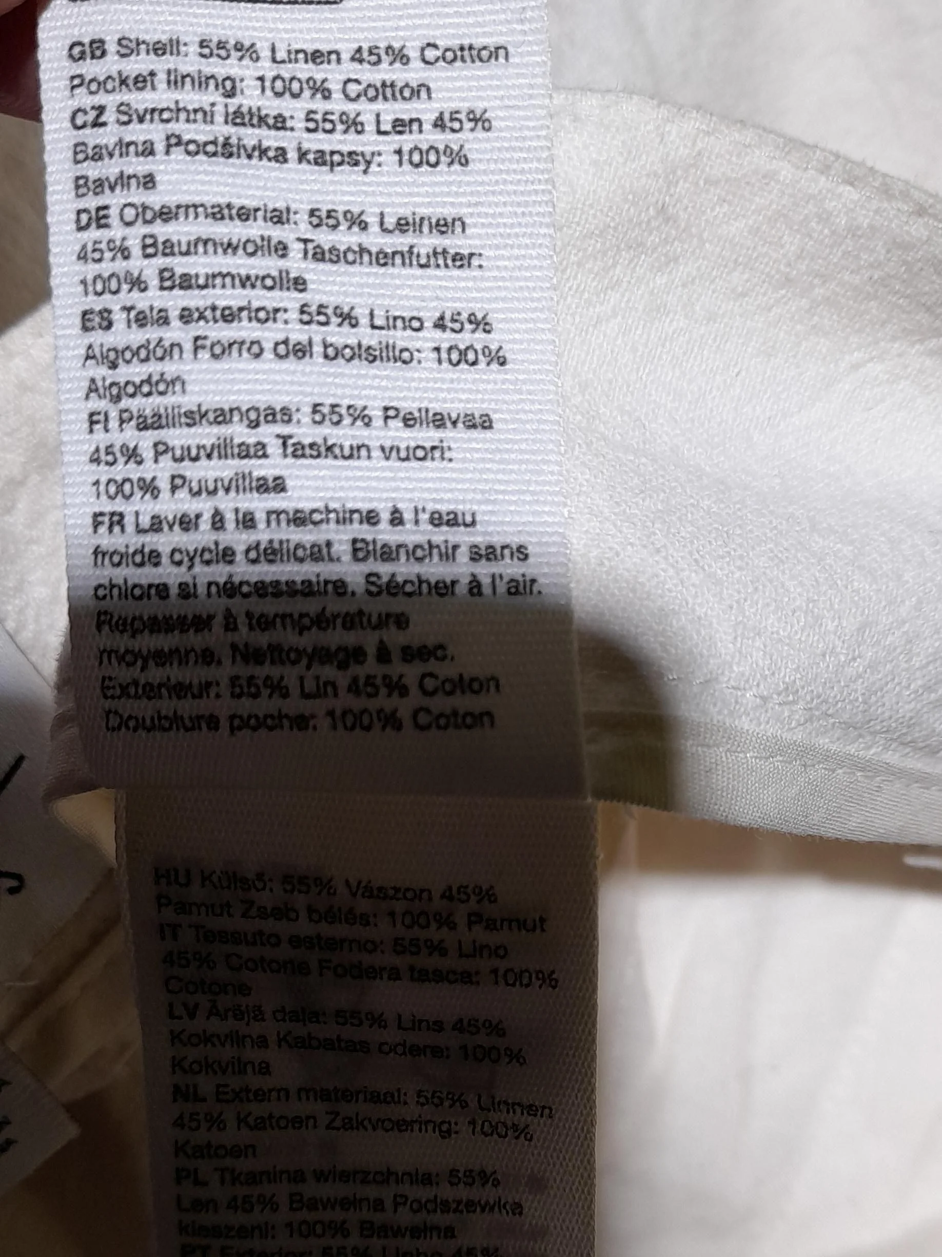& Other Stories Women's Shorts UK 6 Cream Linen with Cotton Mom - Image 6