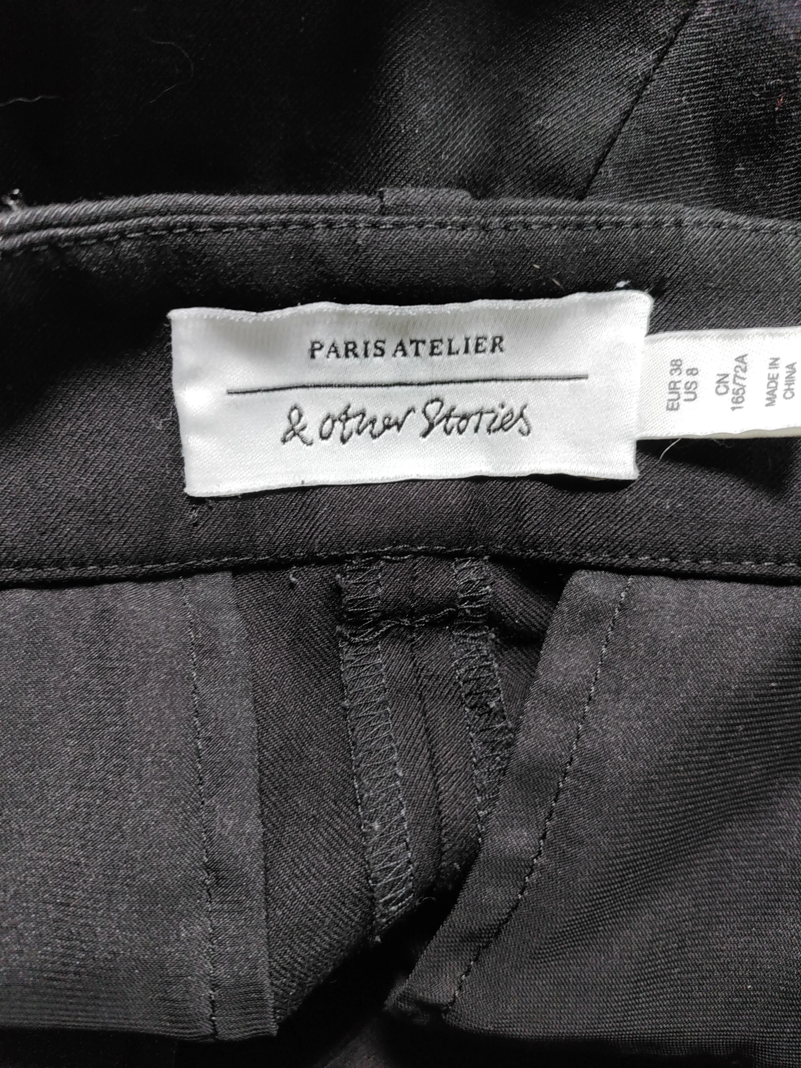 & Other Stories Women's Suit Trousers UK 10 Black Polyester - Image 6