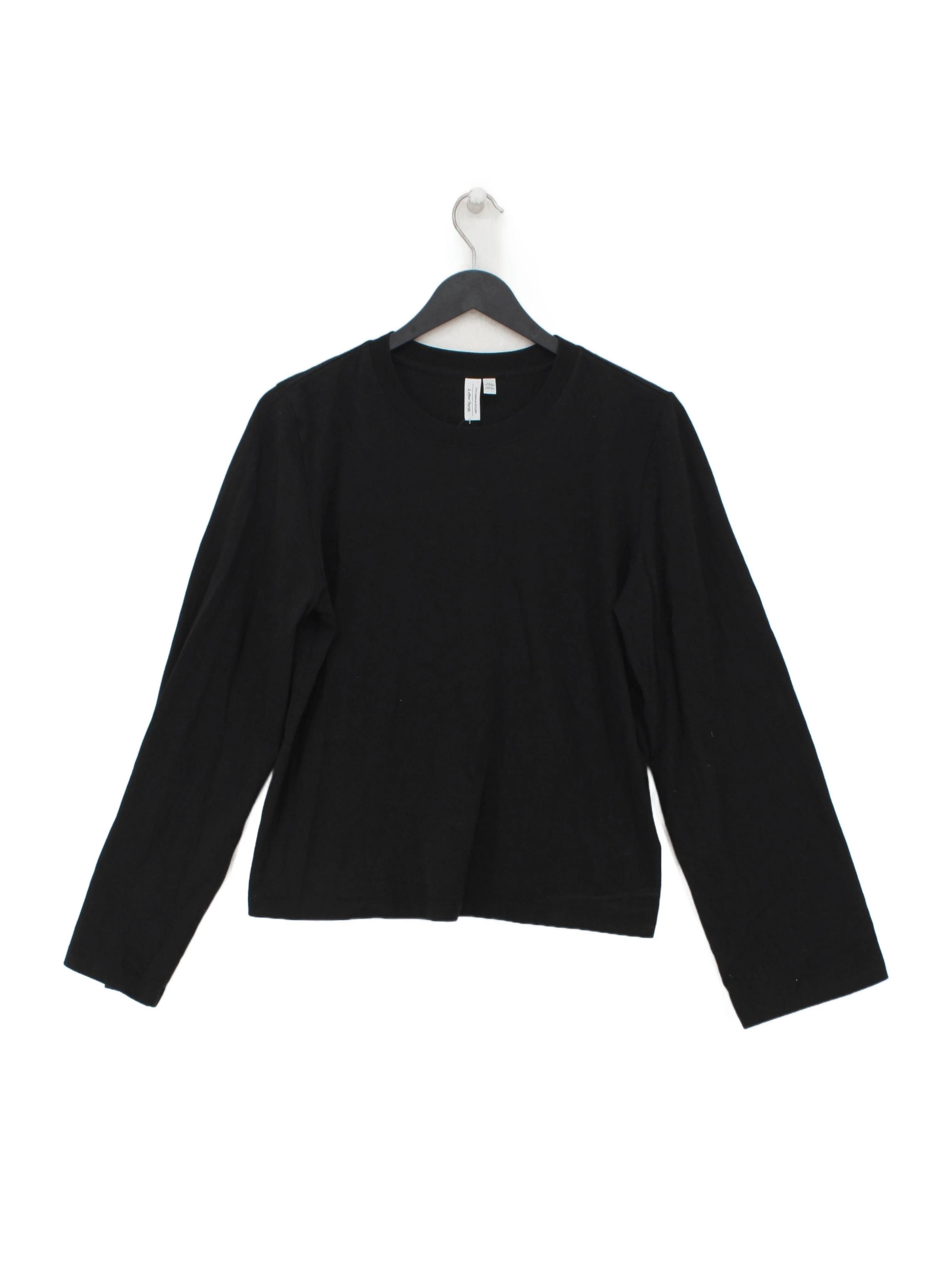 & Other Stories Women's T-Shirt S Black 100% Cotton Basic