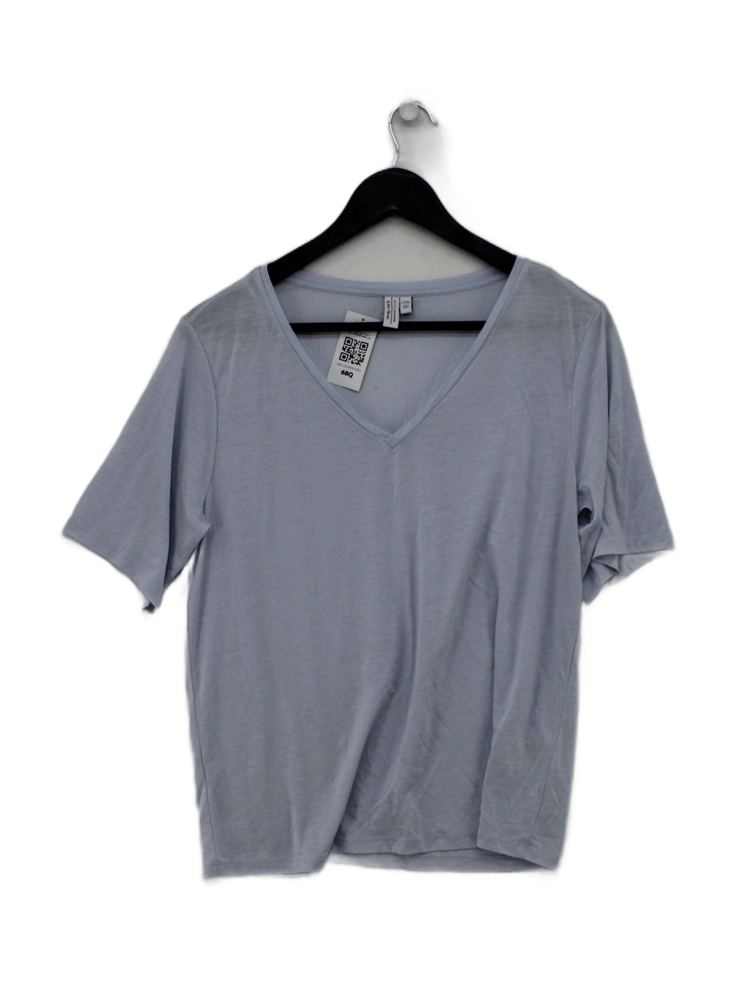& Other Stories Women's T-Shirt S Blue 100% Lyocell Modal Basic
