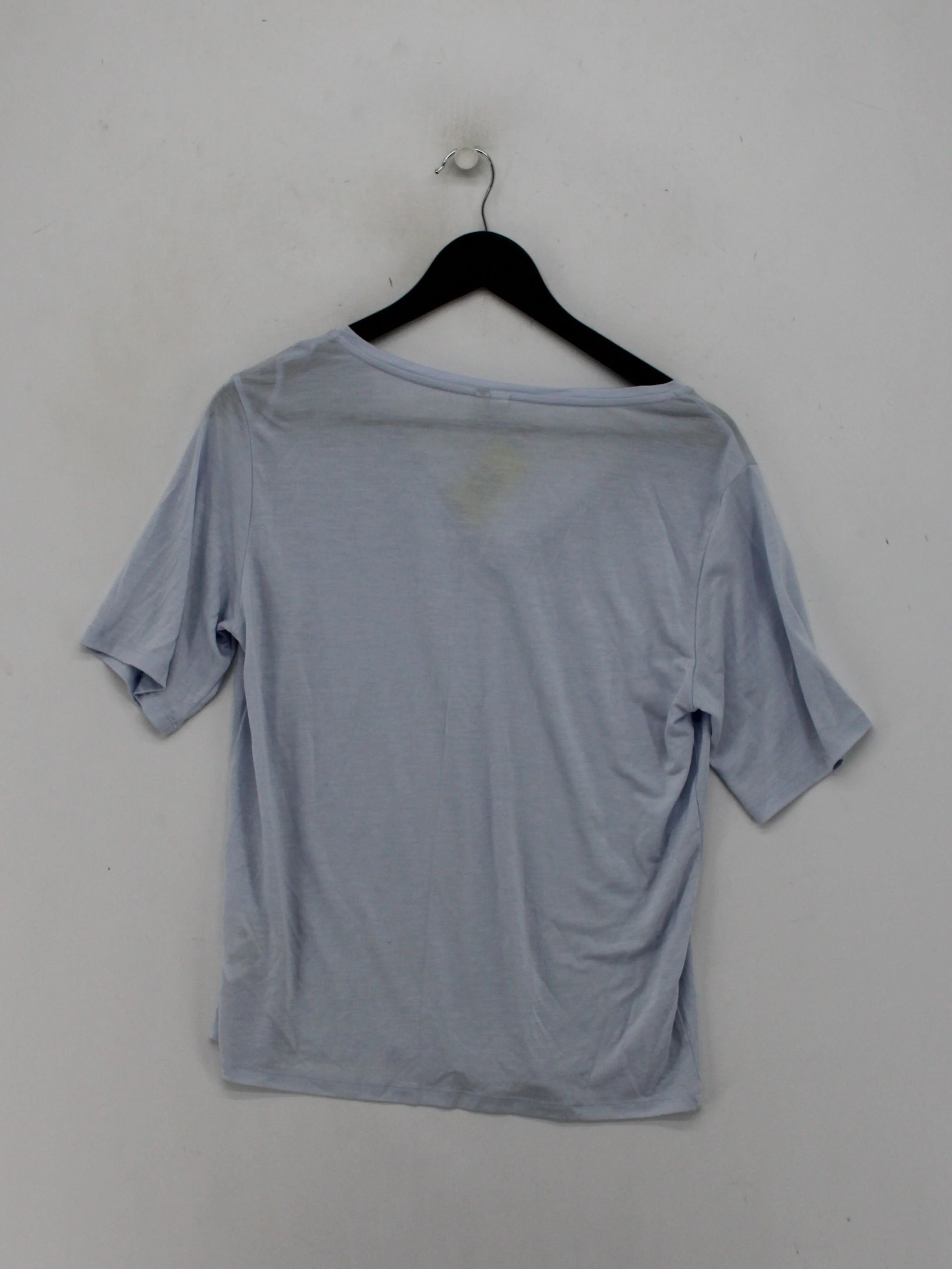 & Other Stories Women's T-Shirt S Blue 100% Lyocell Modal Basic - Image 2