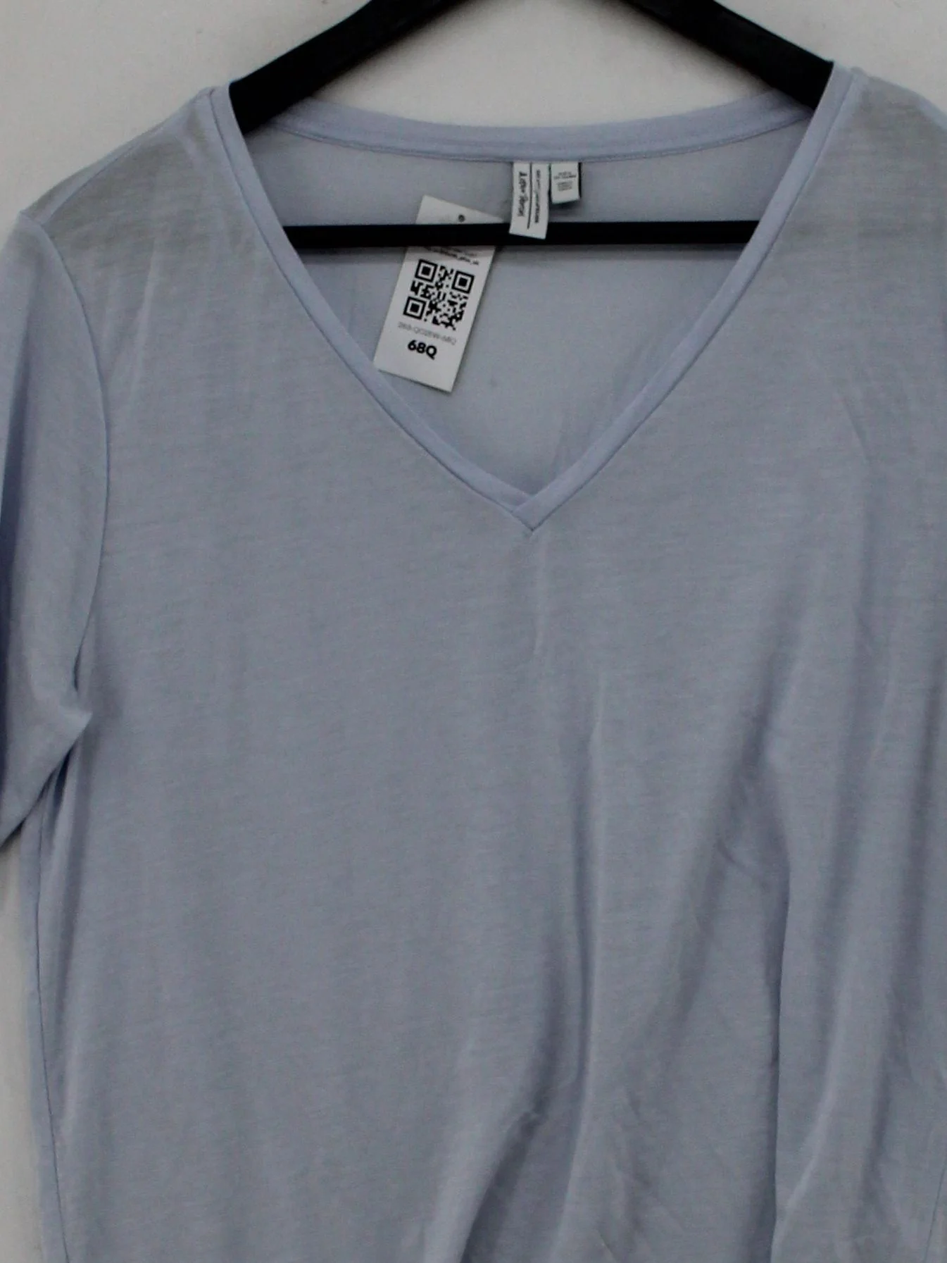& Other Stories Women's T-Shirt S Blue 100% Lyocell Modal Basic - Image 3