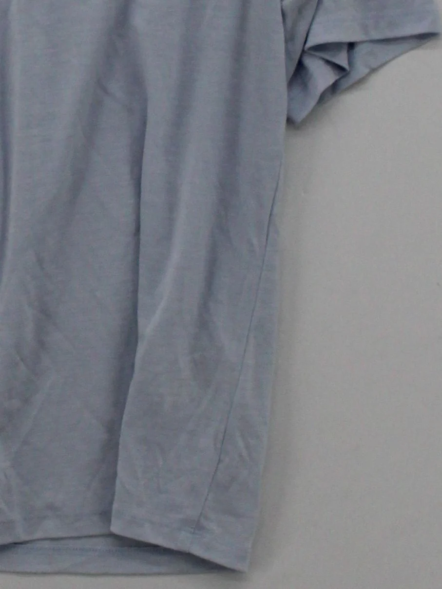 & Other Stories Women's T-Shirt S Blue 100% Lyocell Modal Basic - Image 4