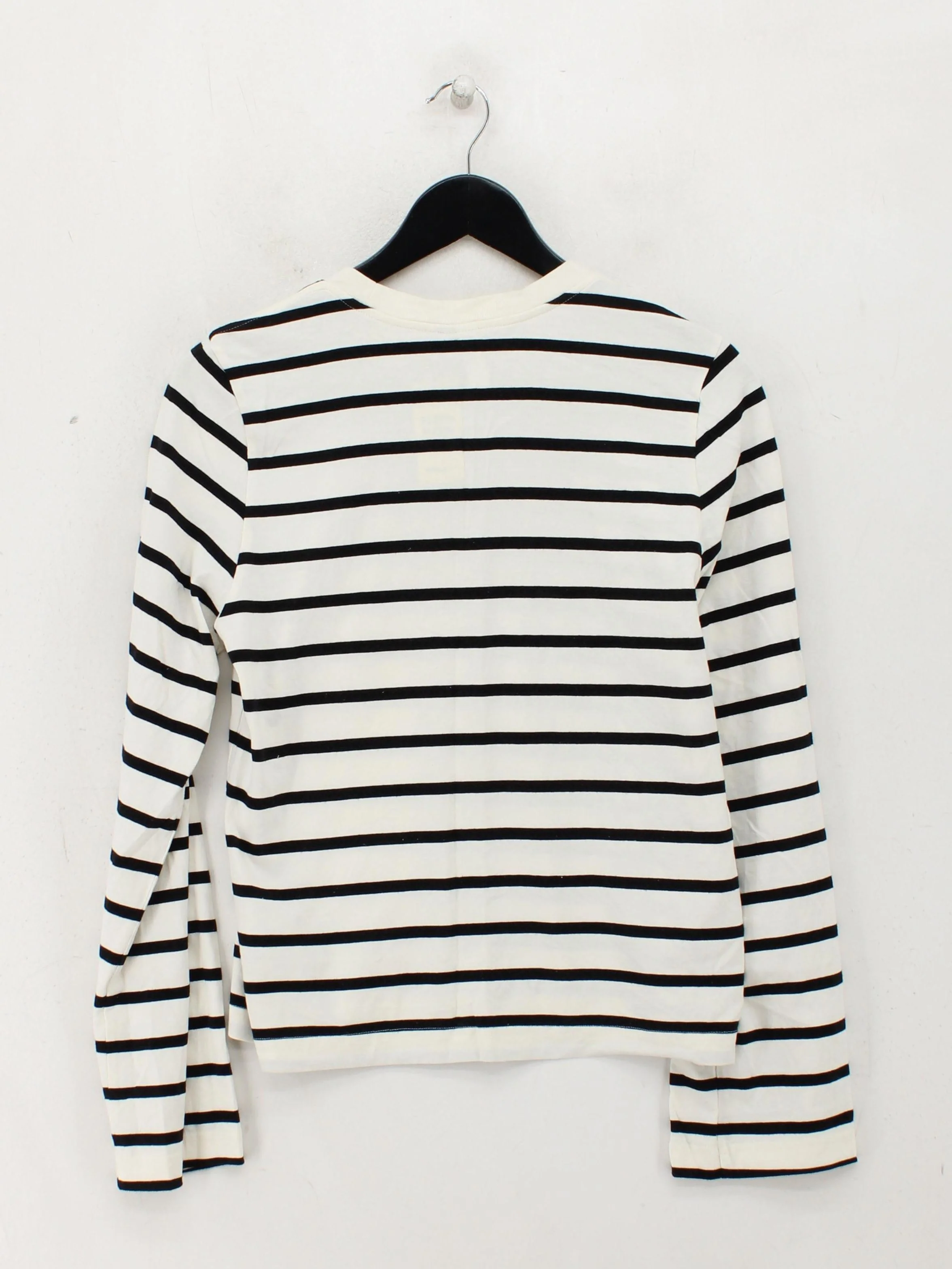 & Other Stories Women's T-Shirt S Cream 100% Cotton Basic - Image 2