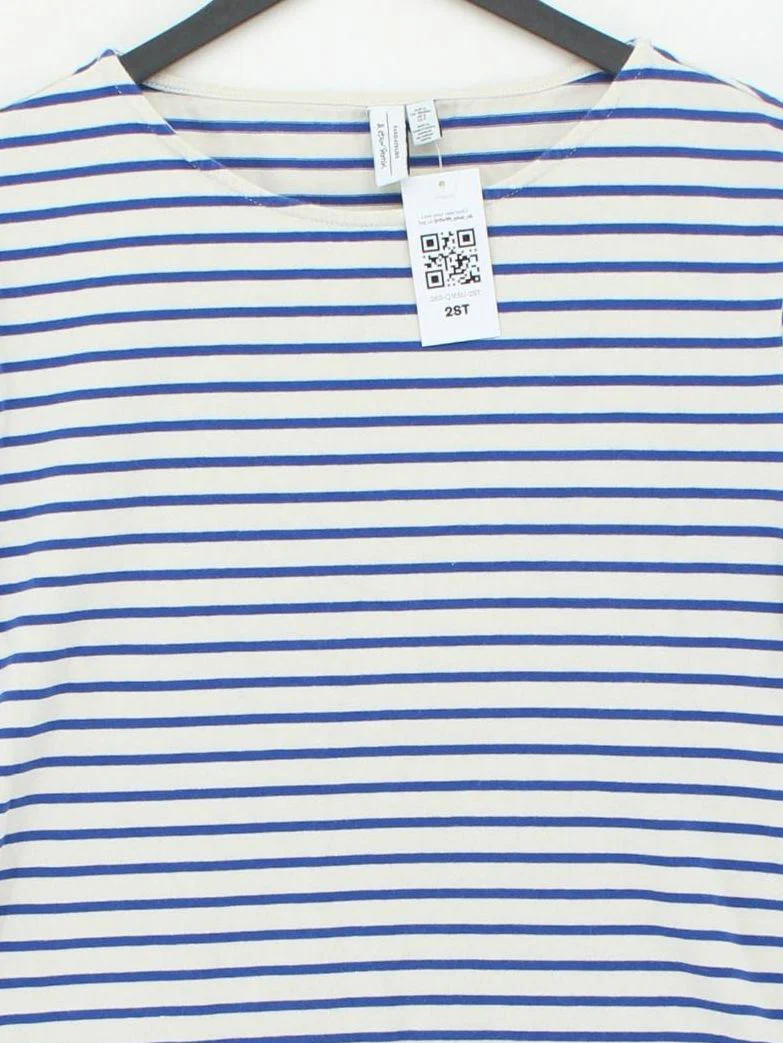 & Other Stories Women's T-Shirt S White 100% Cotton Basic - Image 3