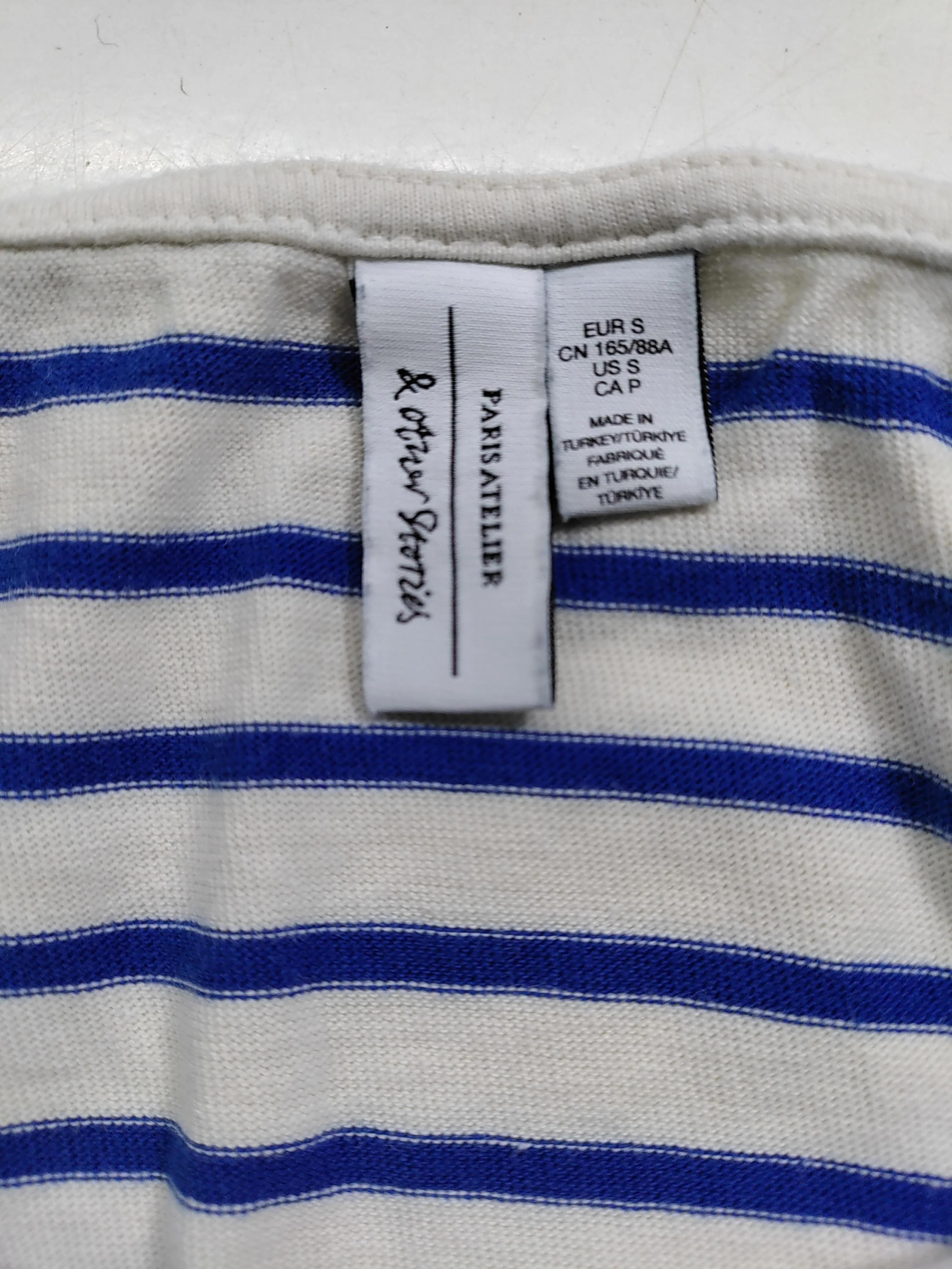 & Other Stories Women's T-Shirt S White 100% Cotton Basic - Image 5