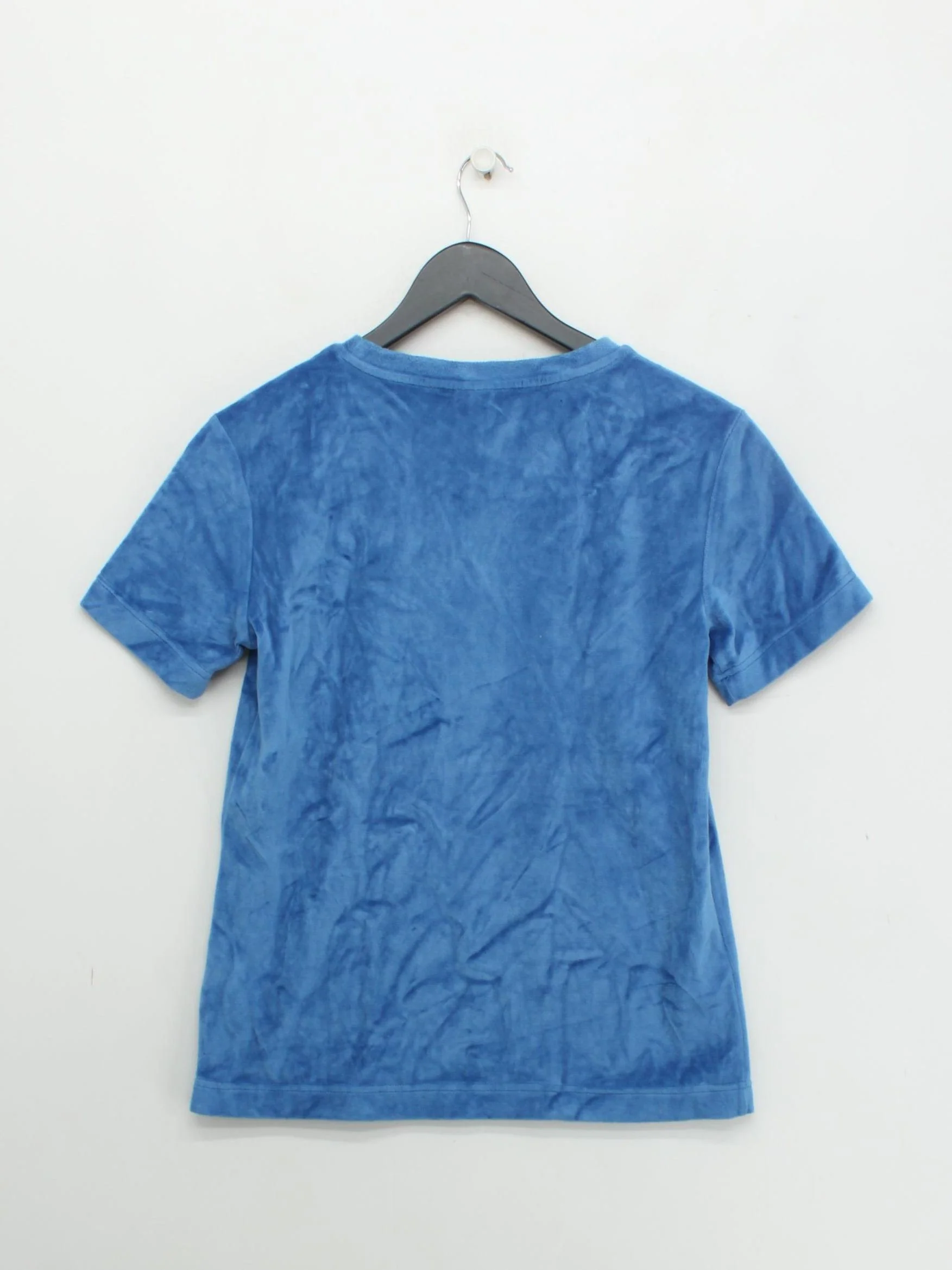 & Other Stories Women's T-Shirt UK 8 Blue Cotton with Polyester Basic - Image 2