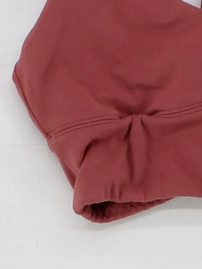 & Other Stories Women's T-Shirt XXS Red 100% Polyamide Sleeveless Basic - Image 4