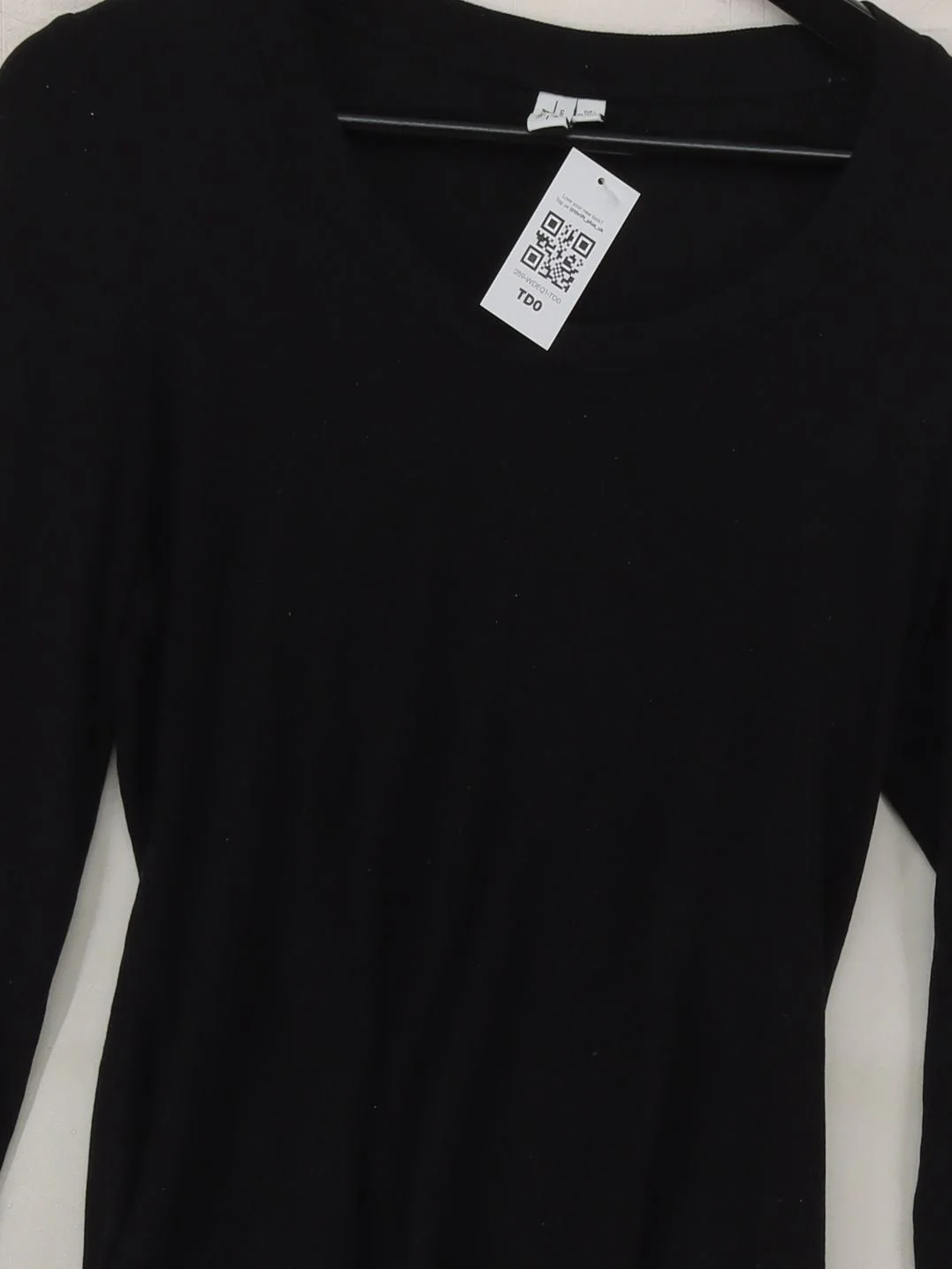 & Other Stories Women's Top L Black Lyocell Modal with Elastane Basic - Image 3