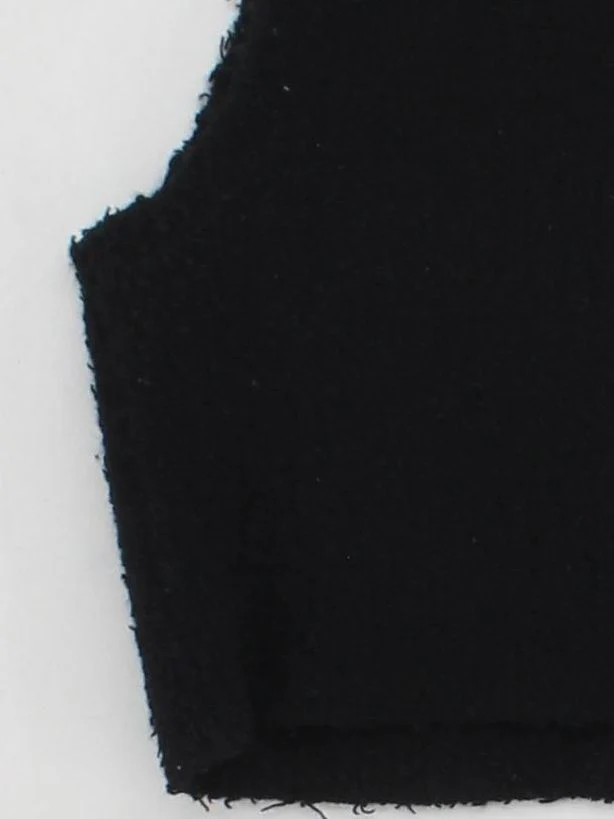 & Other Stories Women's Top M Black Wool with Polyamide Cropped - Image 4