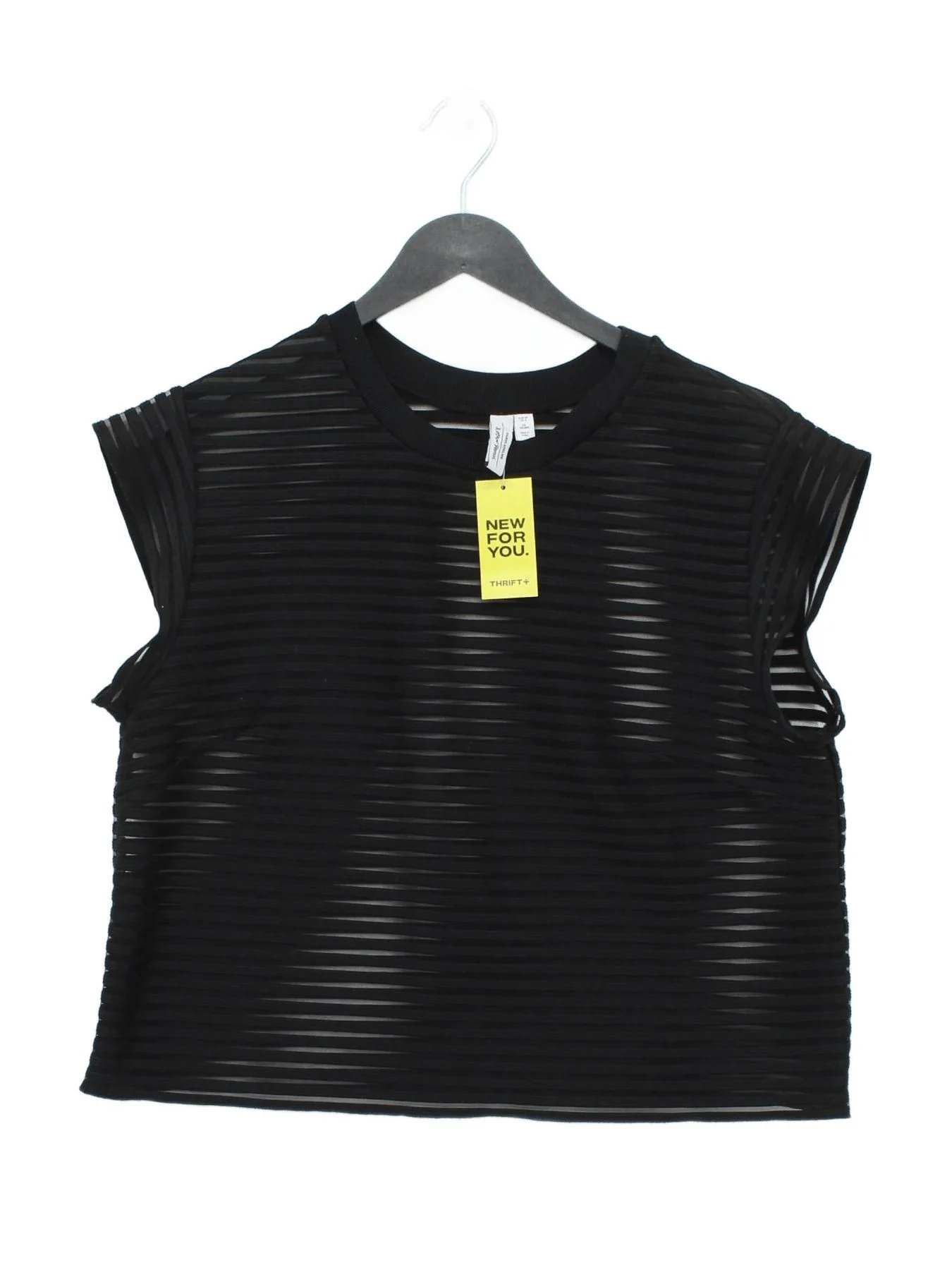 & Other Stories Women's Top S Black 100% Other Basic