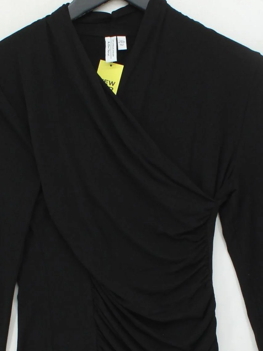 & Other Stories Women's Top S Black Lyocell Modal with Elastane Basic - Image 3