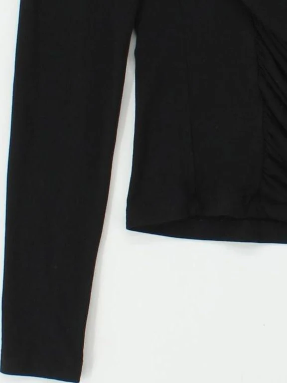 & Other Stories Women's Top S Black Lyocell Modal with Elastane Basic - Image 4