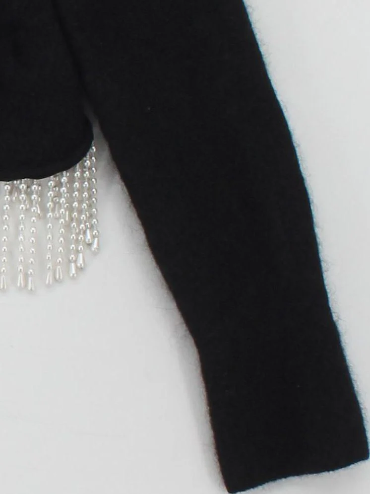& Other Stories Women's Top S Black Polyamide - Image 4