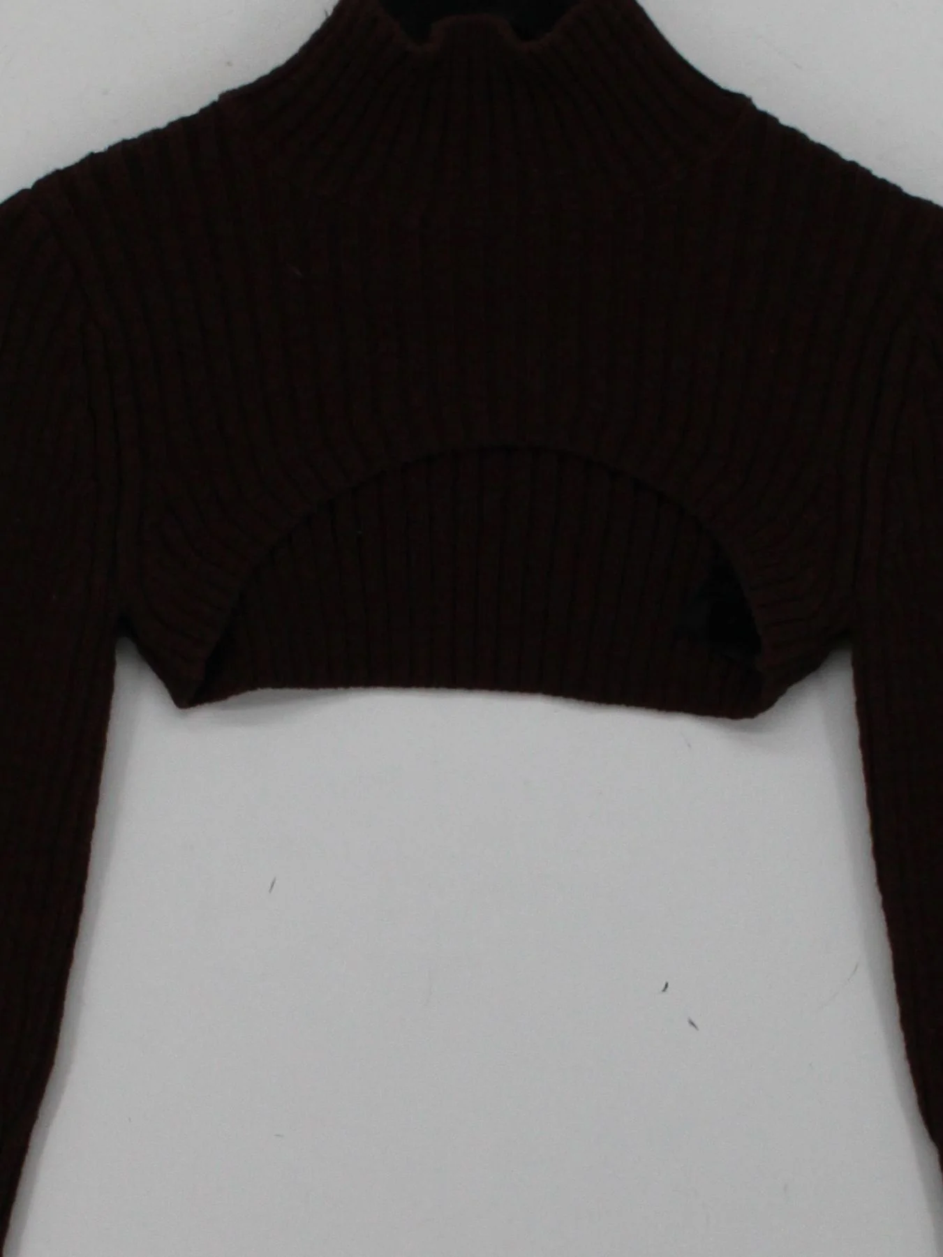 & Other Stories Women's Top S Brown Cotton - Image 3