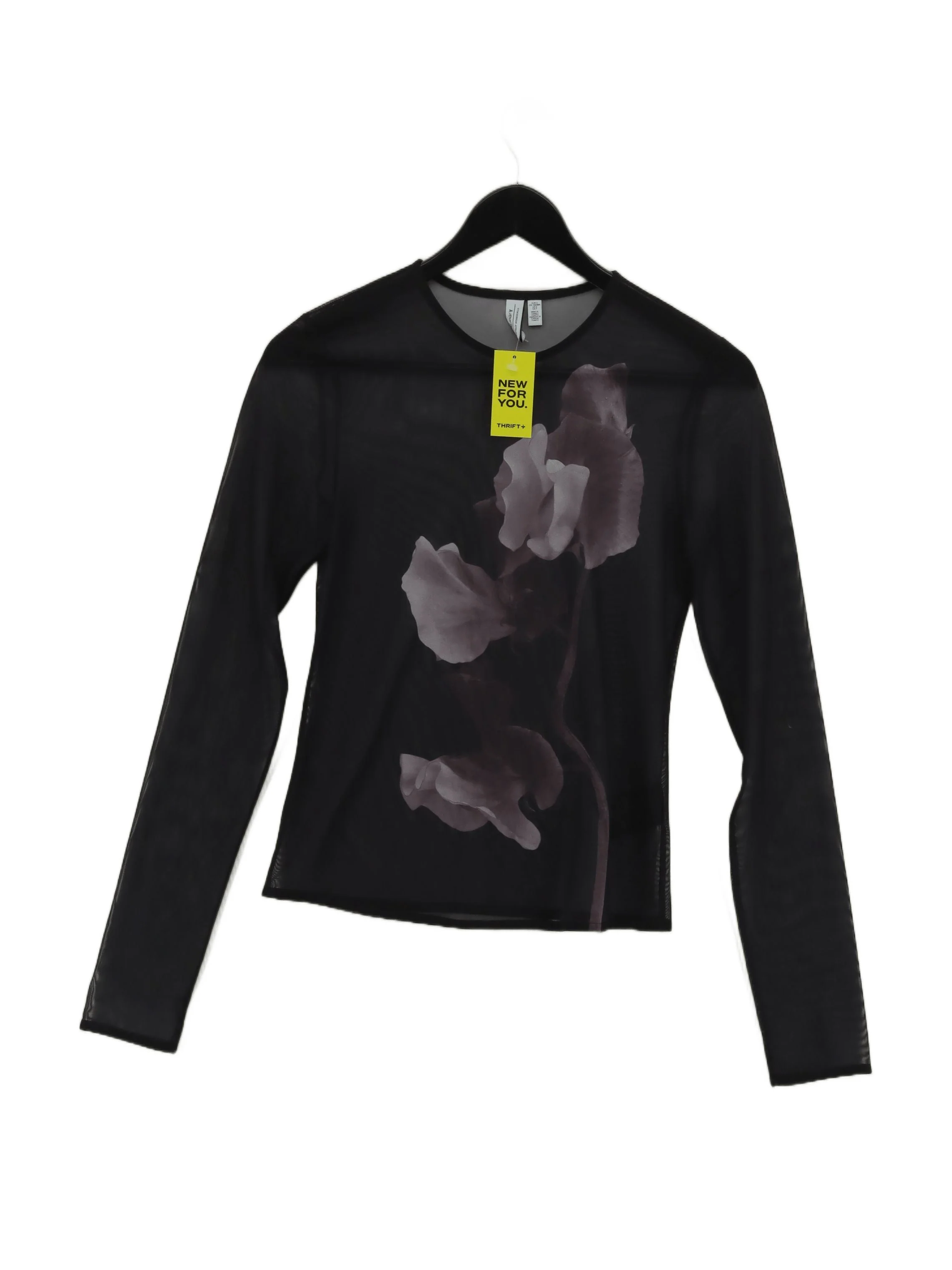 & Other Stories Women's Top S Grey Polyester with Elastane Basic