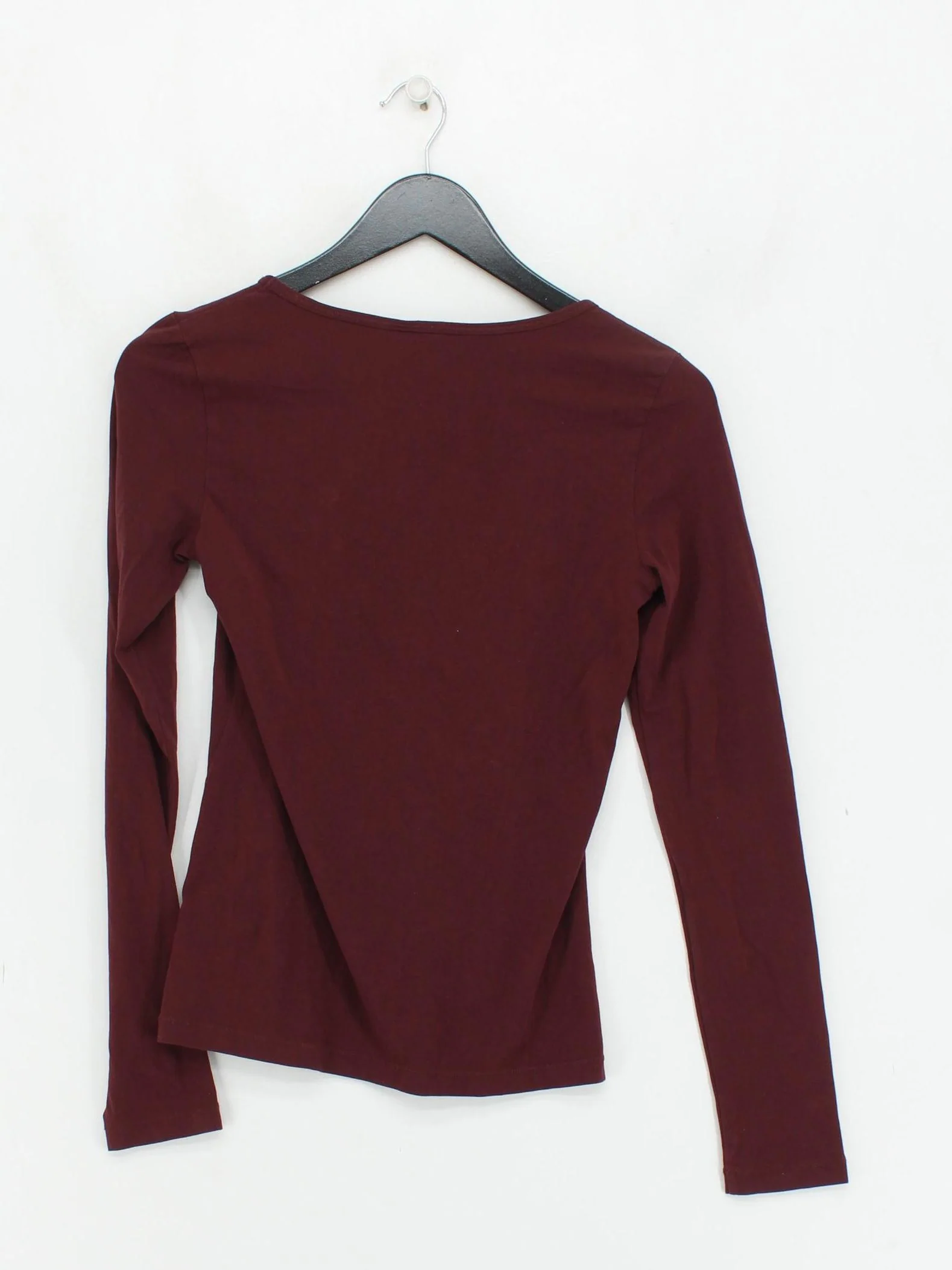 & Other Stories Women's Top S Red Cotton with Elastane Basic - Image 2