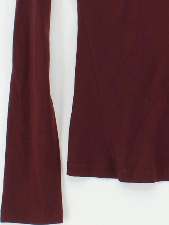 & Other Stories Women's Top S Red Cotton with Elastane Basic - Image 4