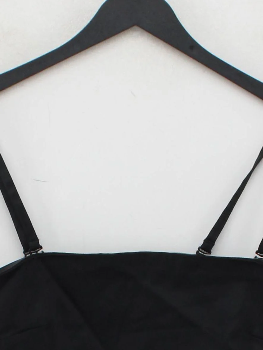 & Other Stories Women's Top UK 10 Black Acetate - Image 3
