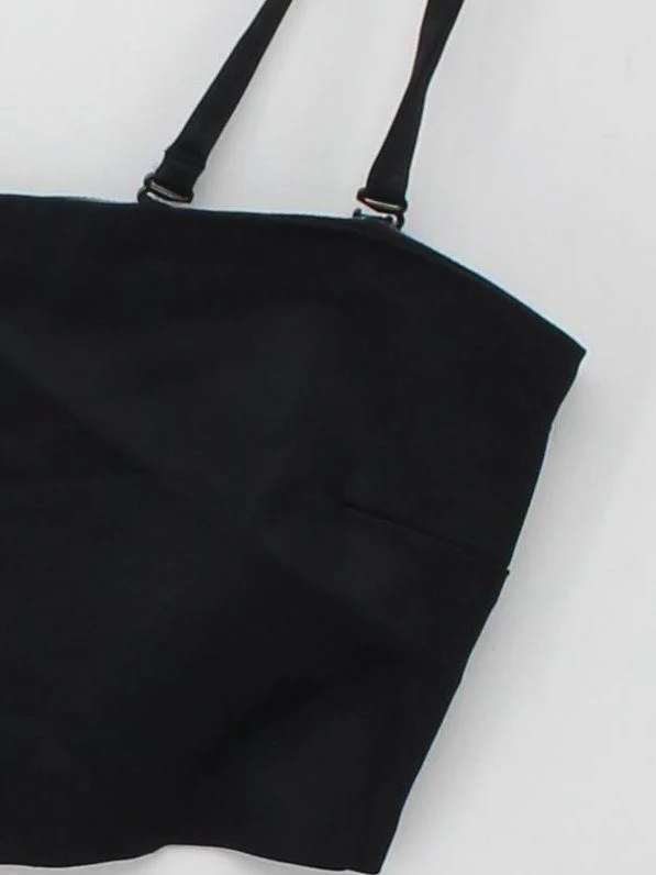 & Other Stories Women's Top UK 10 Black Acetate - Image 4