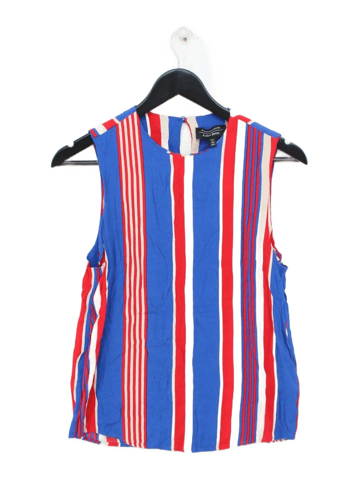& Other Stories Women's Top UK 6 Multi 100% Viscose Basic
