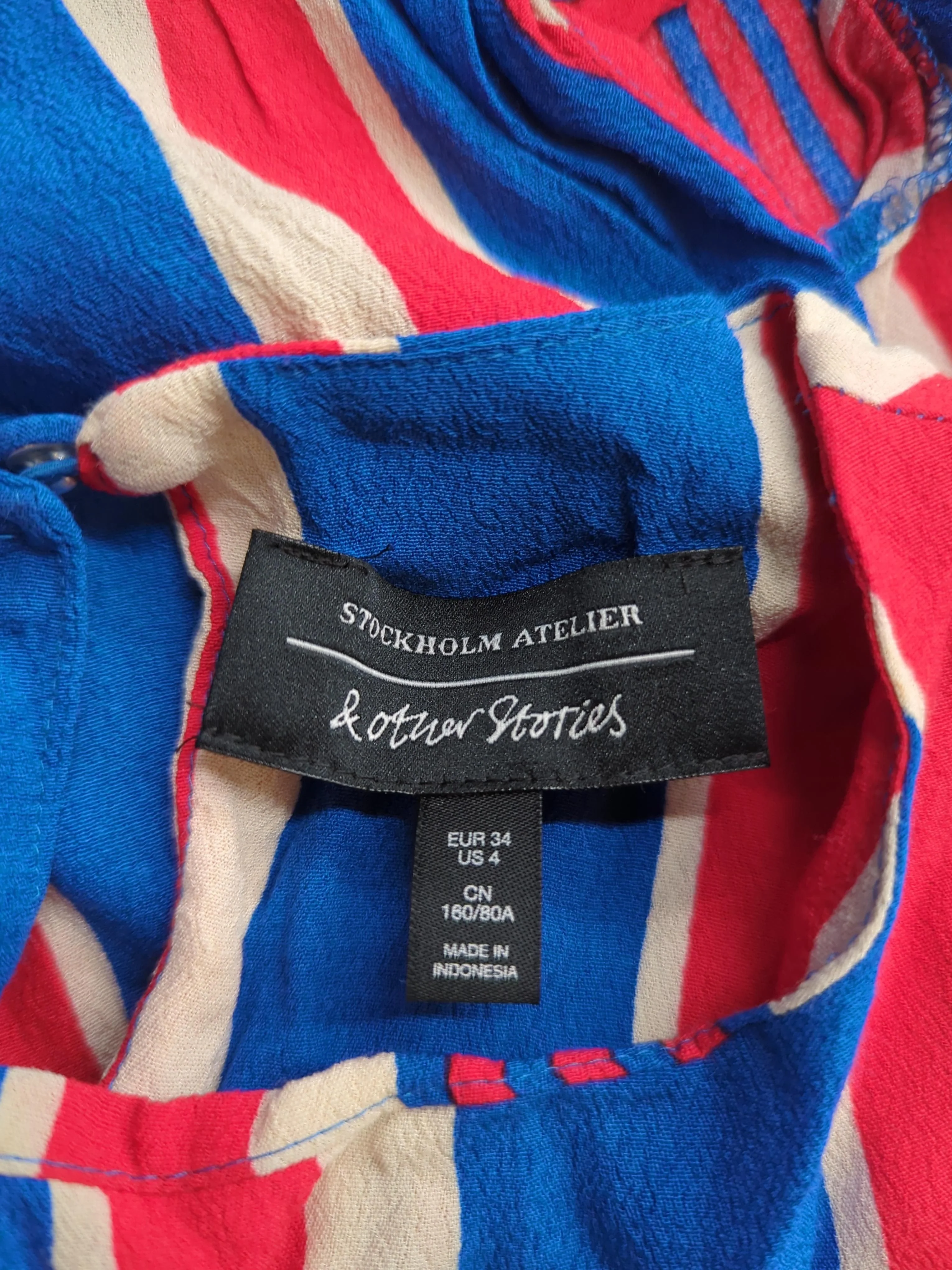 & Other Stories Women's Top UK 6 Multi 100% Viscose Basic - Image 5