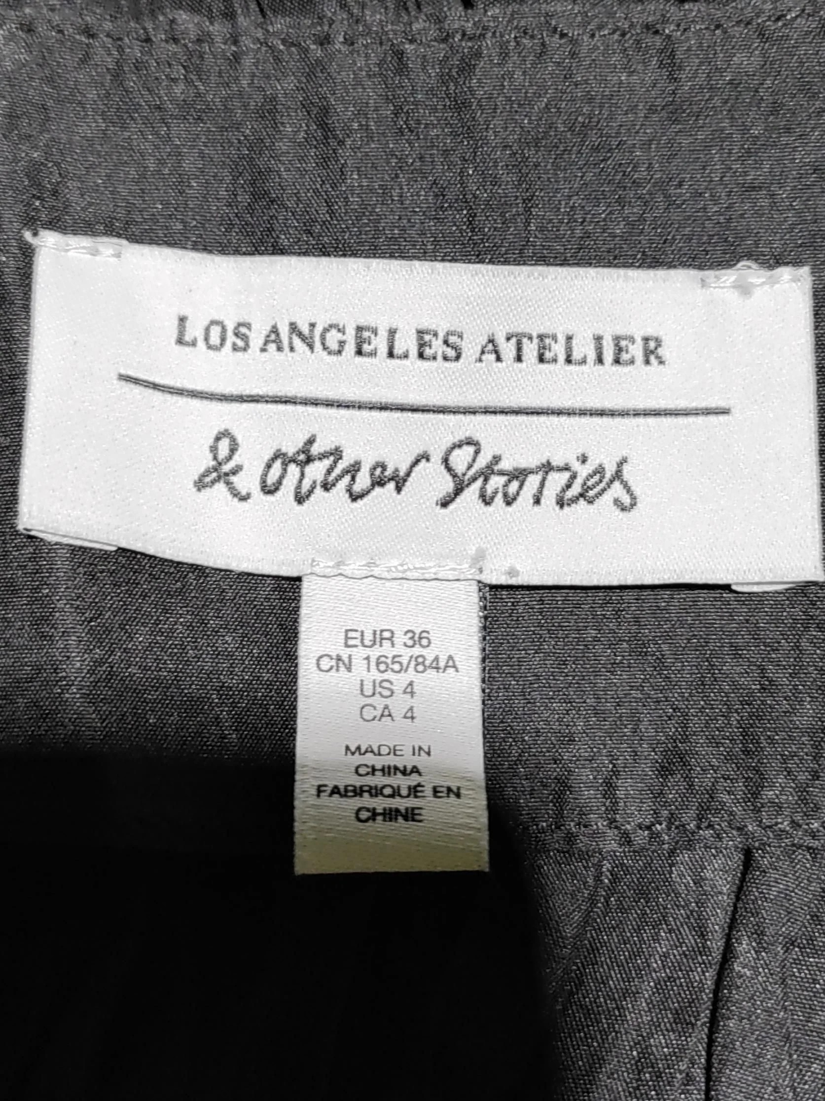 & Other Stories Women's Top UK 8 Black 100% Silk Sleeveless Round Neck Basic - Image 5