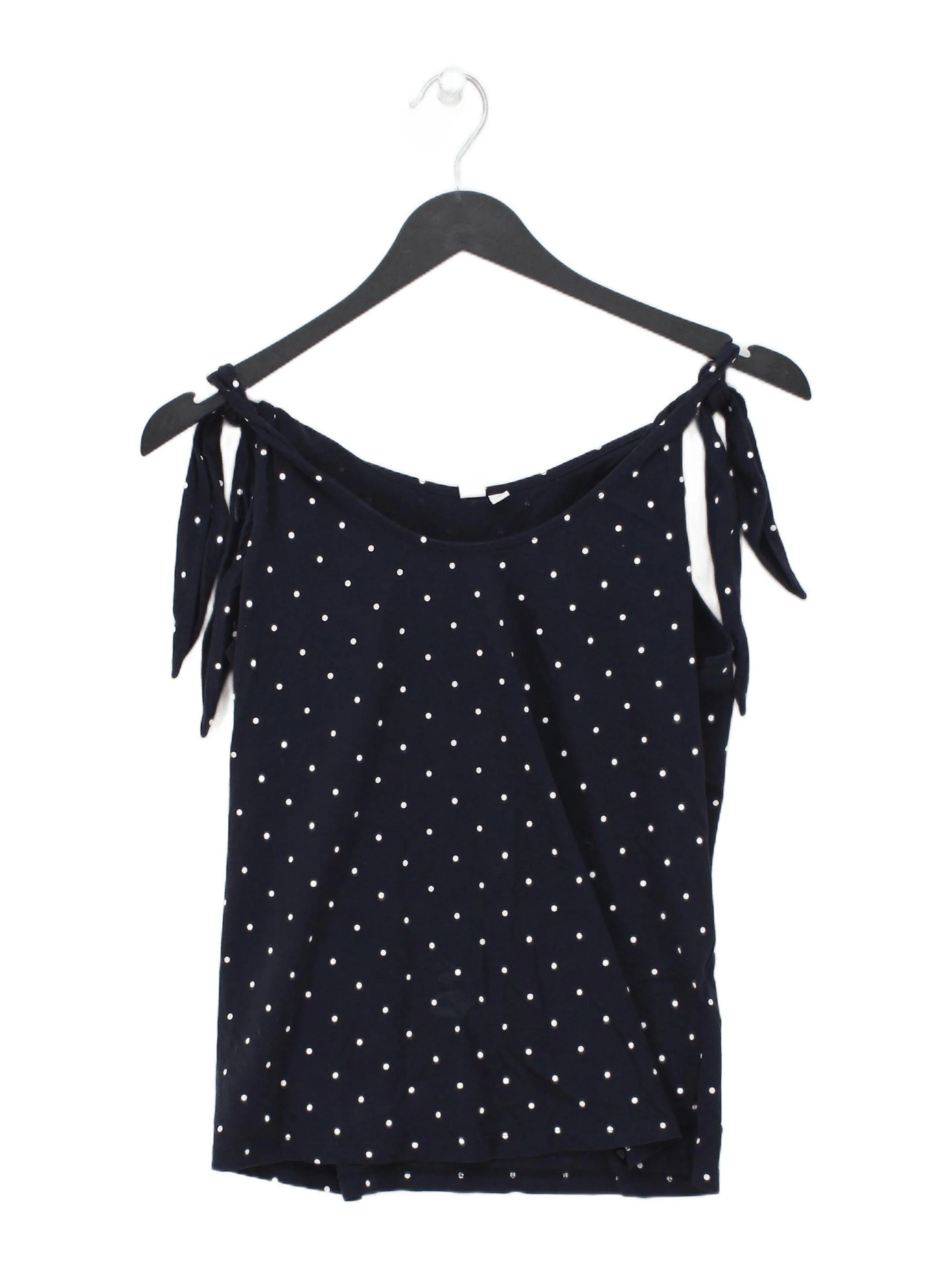 & Other Stories Women's Top UK 8 Blue 100% Cotton Basic