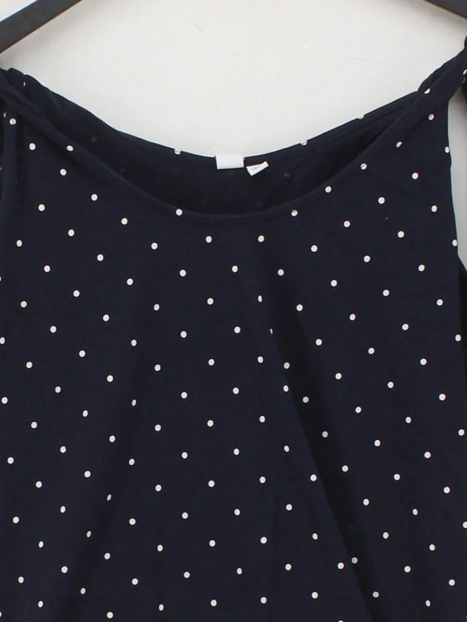 & Other Stories Women's Top UK 8 Blue 100% Cotton Basic - Image 3