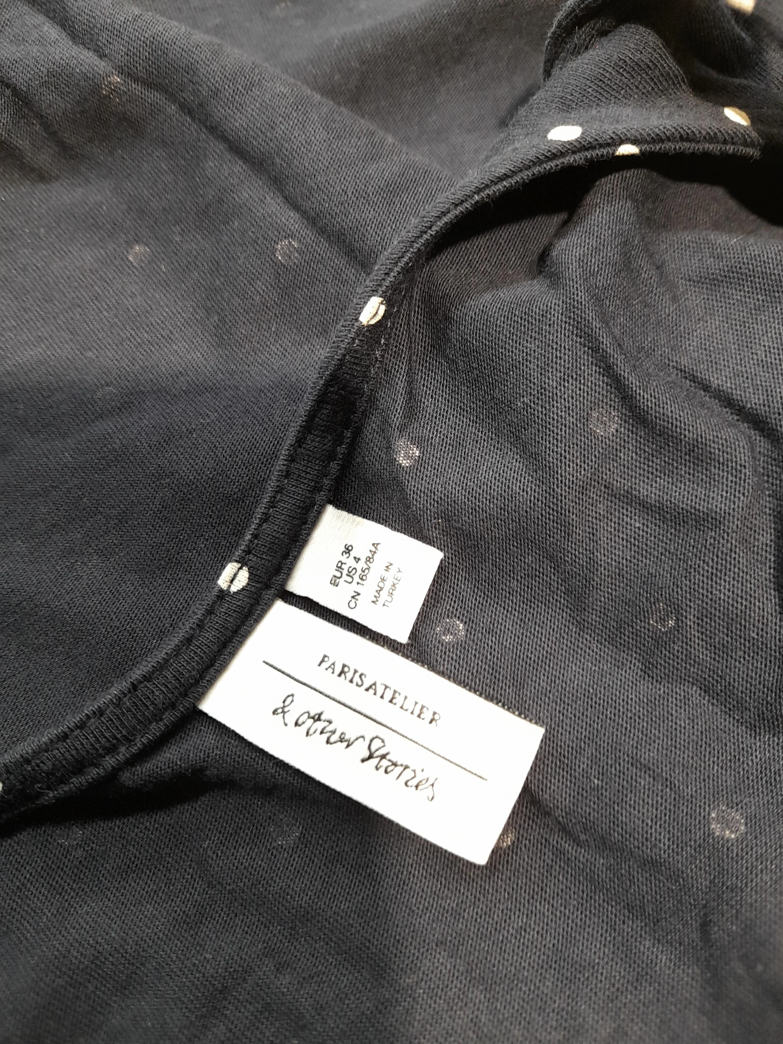 & Other Stories Women's Top UK 8 Blue 100% Cotton Basic - Image 5