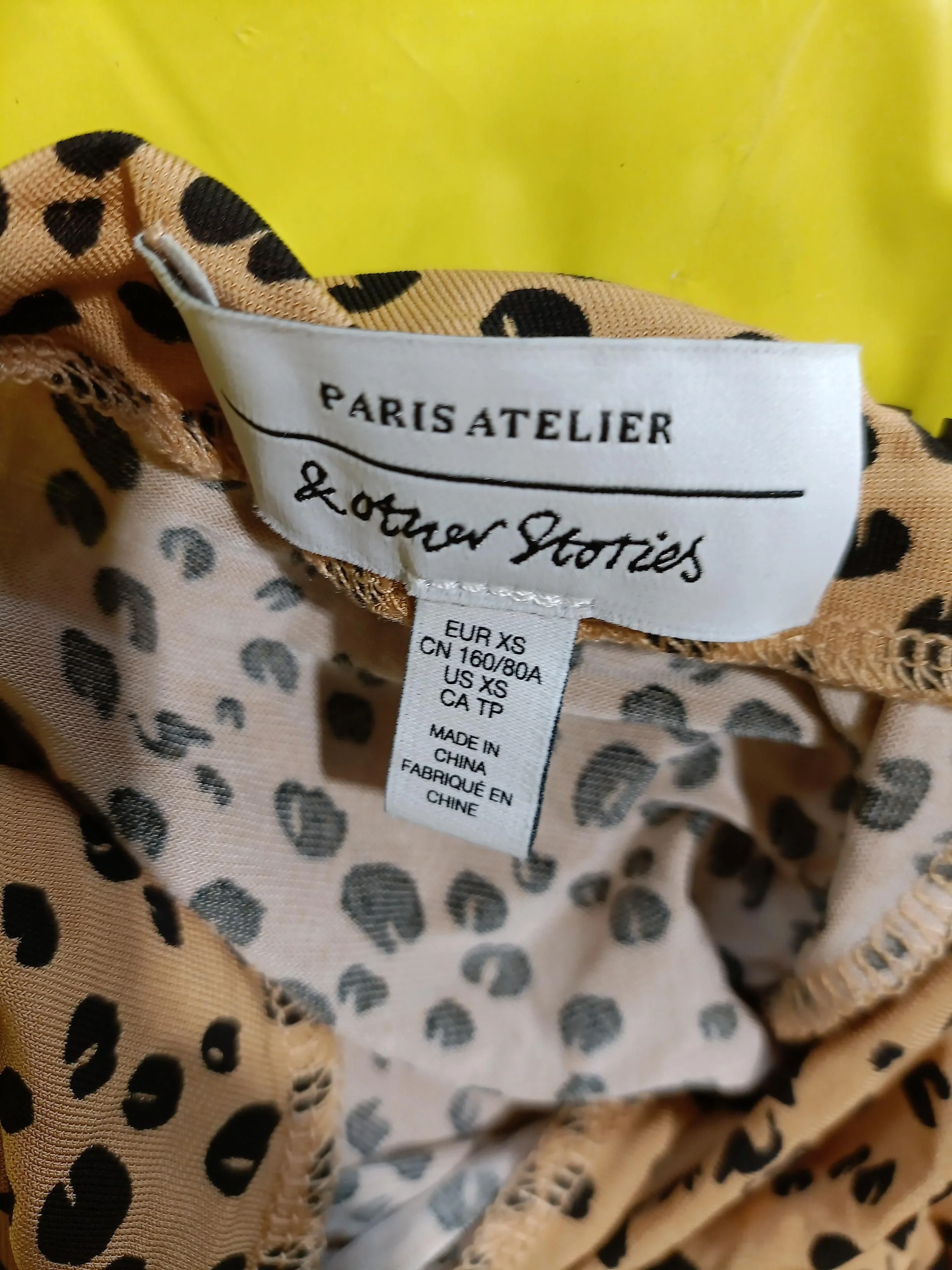 & Other Stories Women's Top XXS Tan 100% Other Basic - Image 5