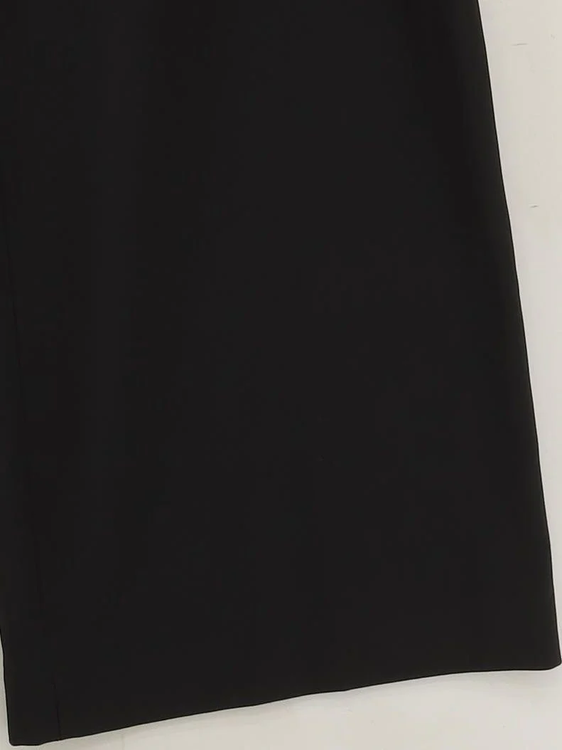 & Other Stories Women's Trousers UK 12 Black Polyester with Elastane Chino - Image 4