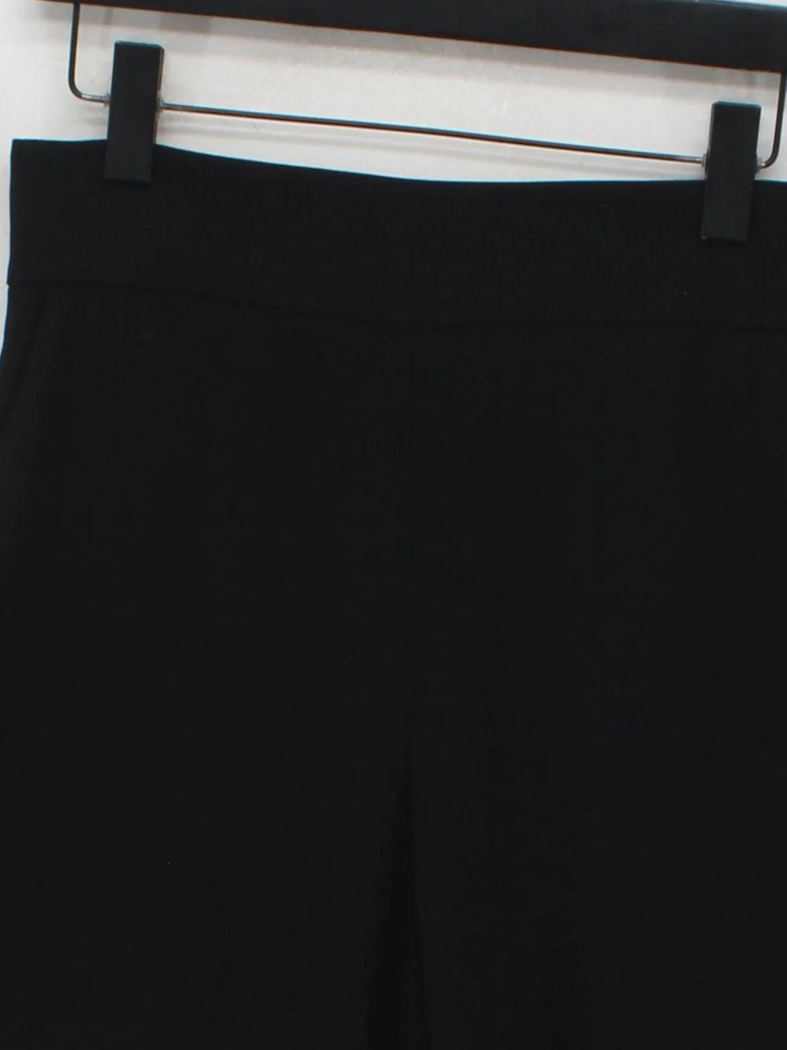 & Other Stories Women's Trousers UK 14 Black 100% Polyester Wide-Leg Cropped - Image 3