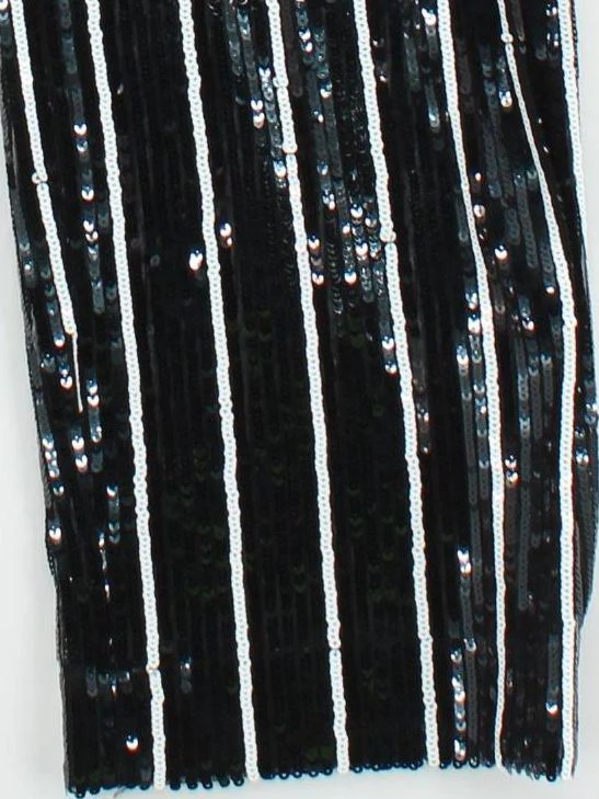 & Other Stories Women's Trousers UK 6 Black 100% Polyester Sweatpants - Image 4