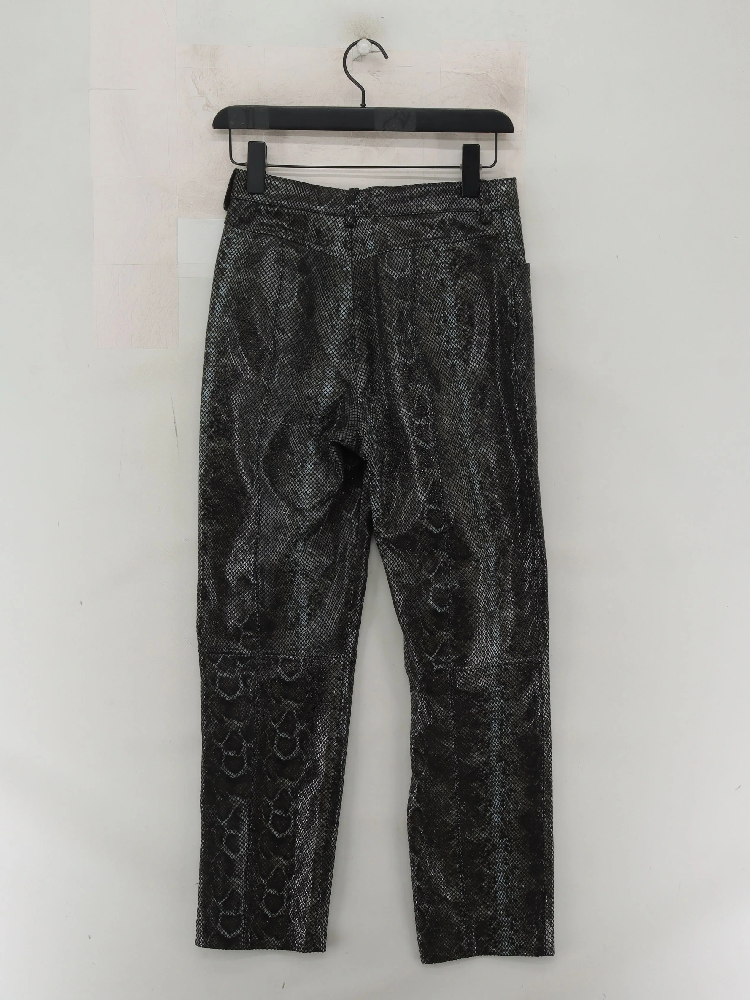 & Other Stories Women's Trousers UK 6 Black Suede - Image 2