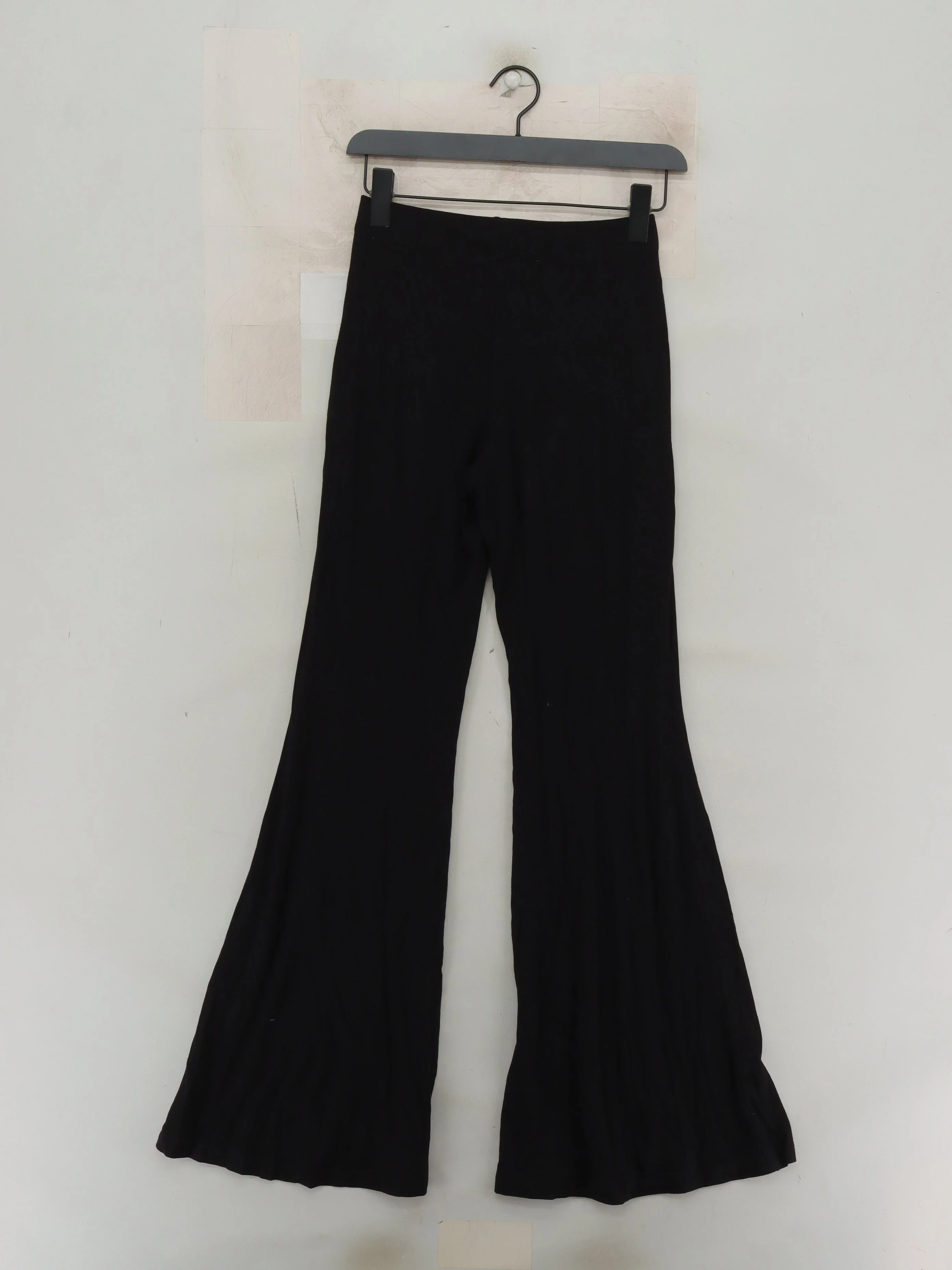 & Other Stories Women's Trousers UK 6 Black Viscose with Elastane Sweatpants - Image 2