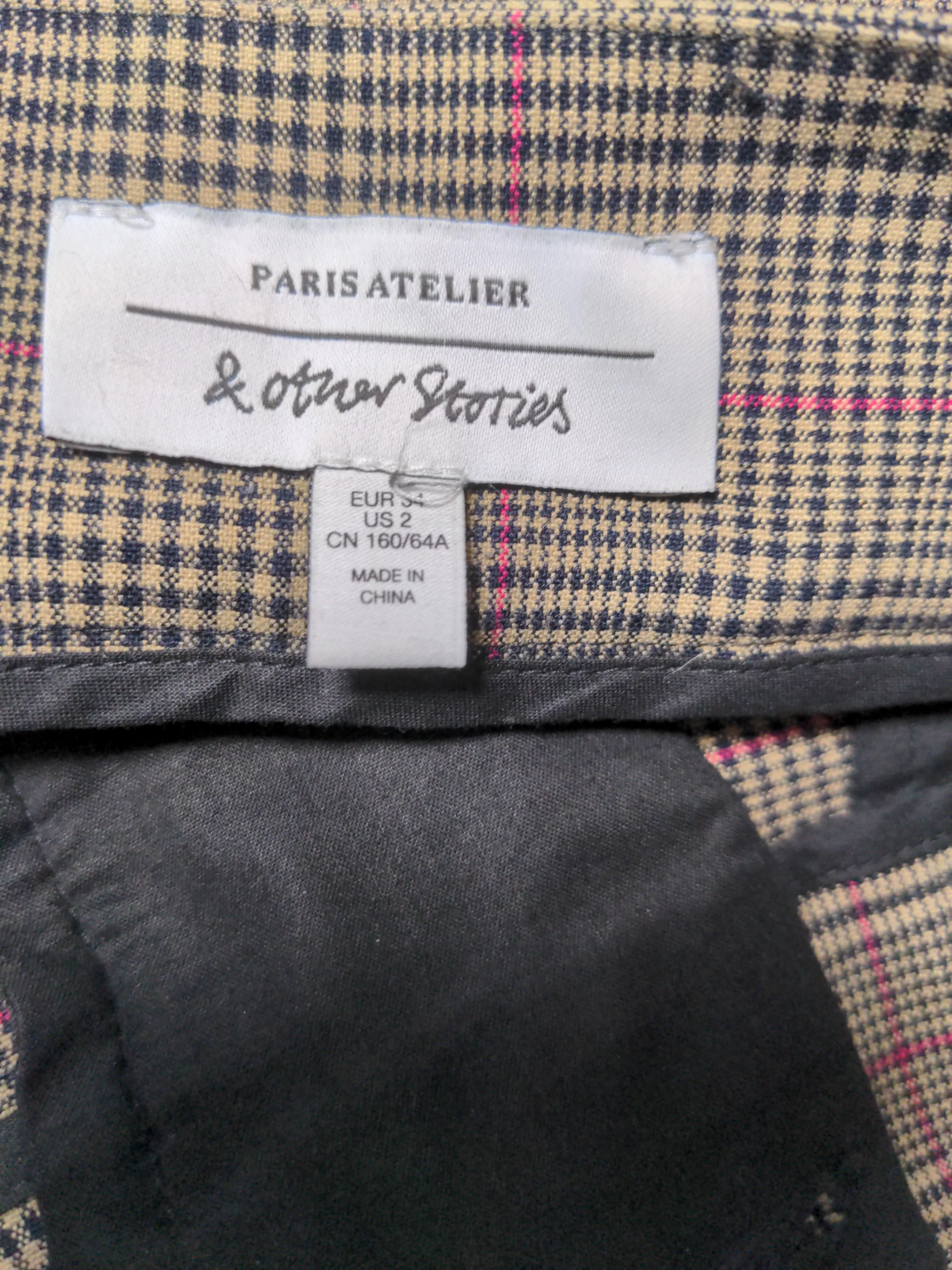& Other Stories Women's Trousers UK 6 Brown Polyester - Image 6